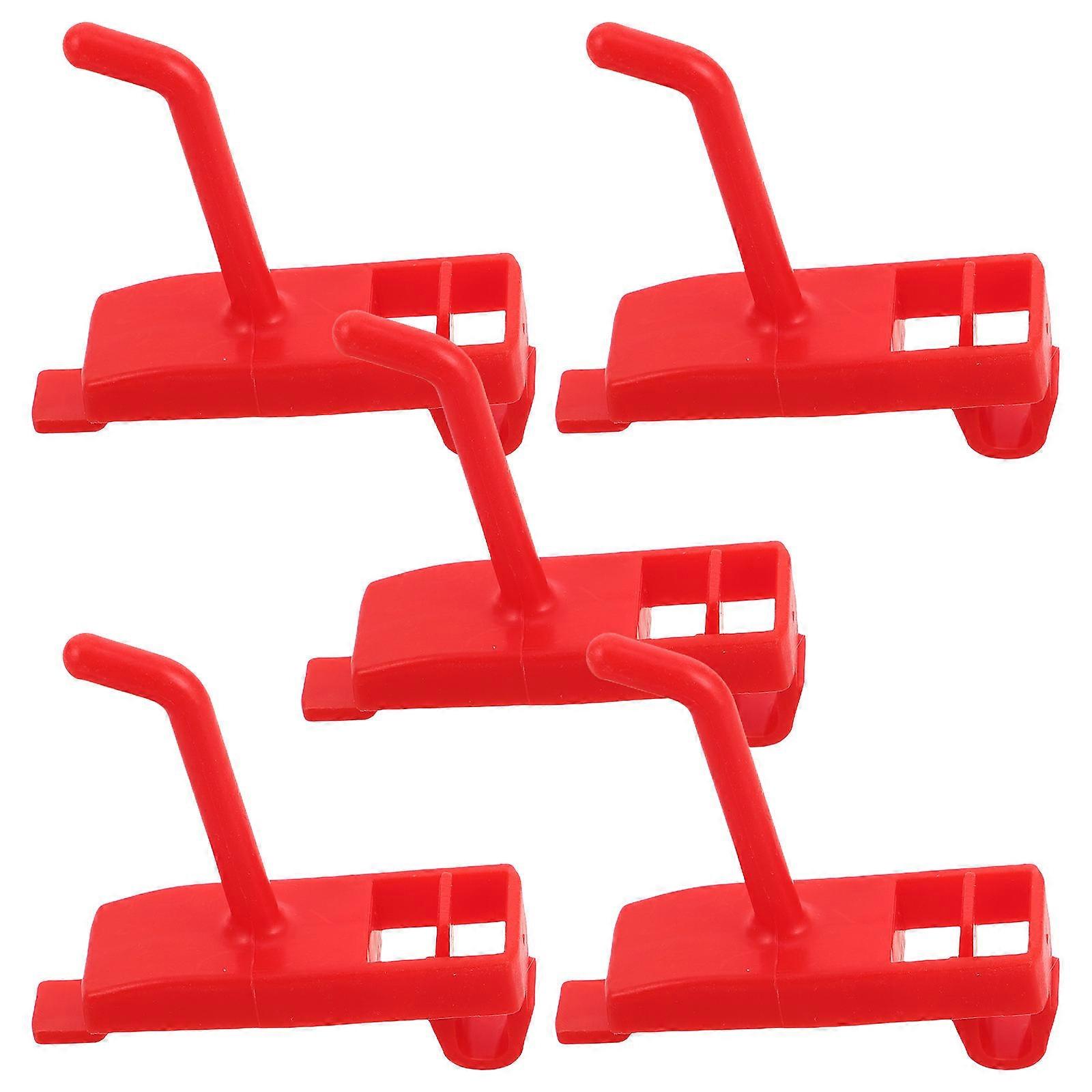 Polisher Storage Rack Stand Practical Spray Bottle Holder For Garage And Home Use Tool Storage Red 5Pcs