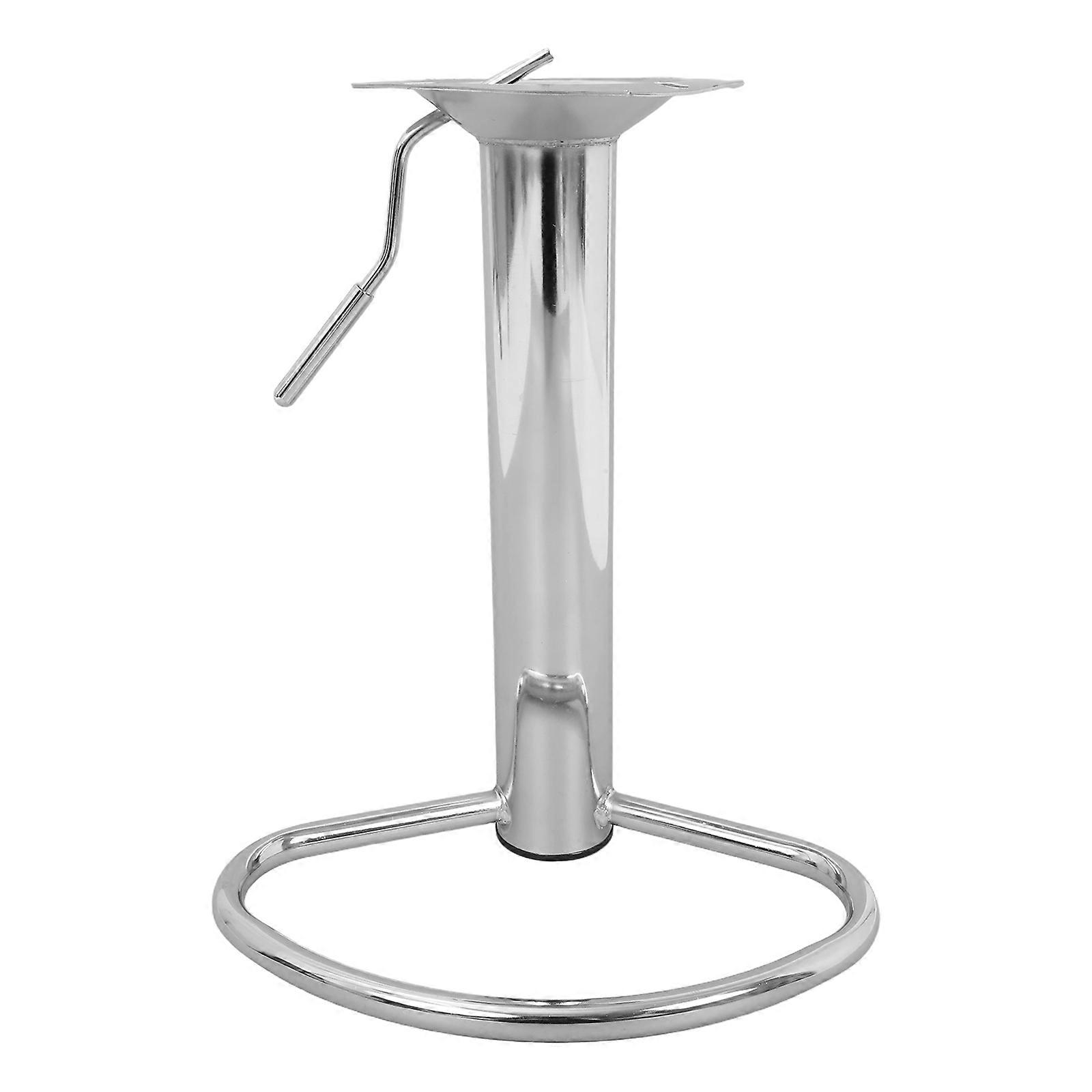 Stool Swivel Base Replacement Component For Home Bars Silver Round Integrated Design 1Pcs