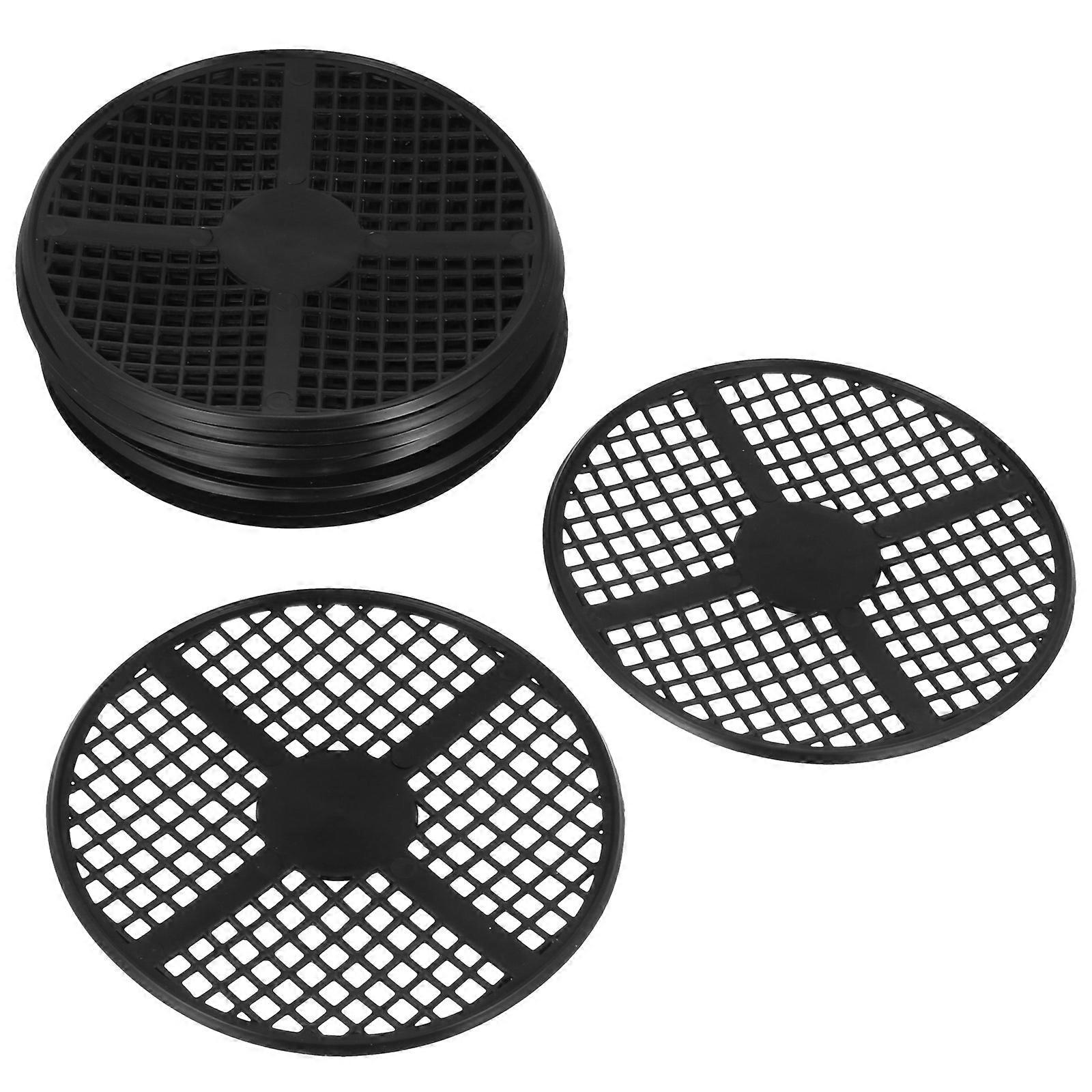 Small Flowerpot With Drainage Flowerpot Mesh Pads Gardeners Round Shape Breathable 20Pack