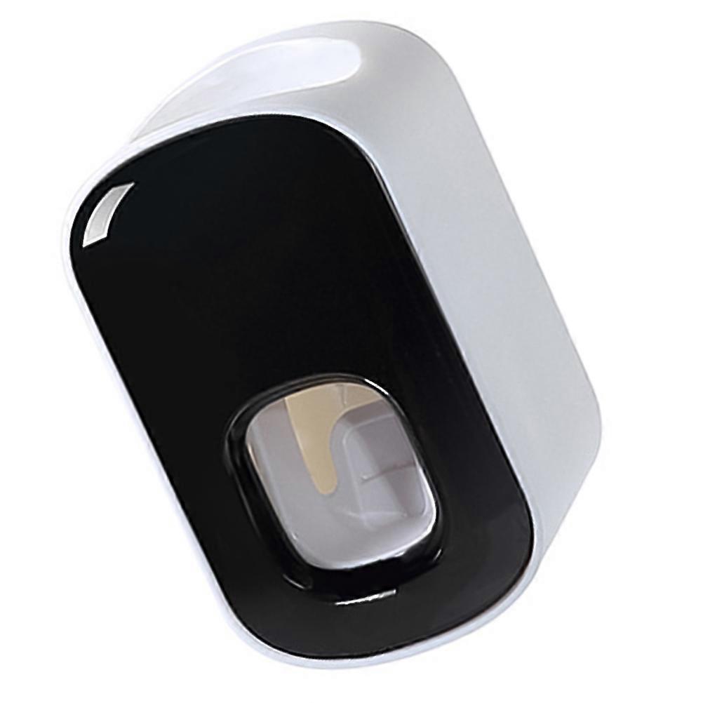 Toothpaste Squeezer Wall-Mounted Adjustable Extrusion Black 7x6x11.3cm For Bathroom 1Pack