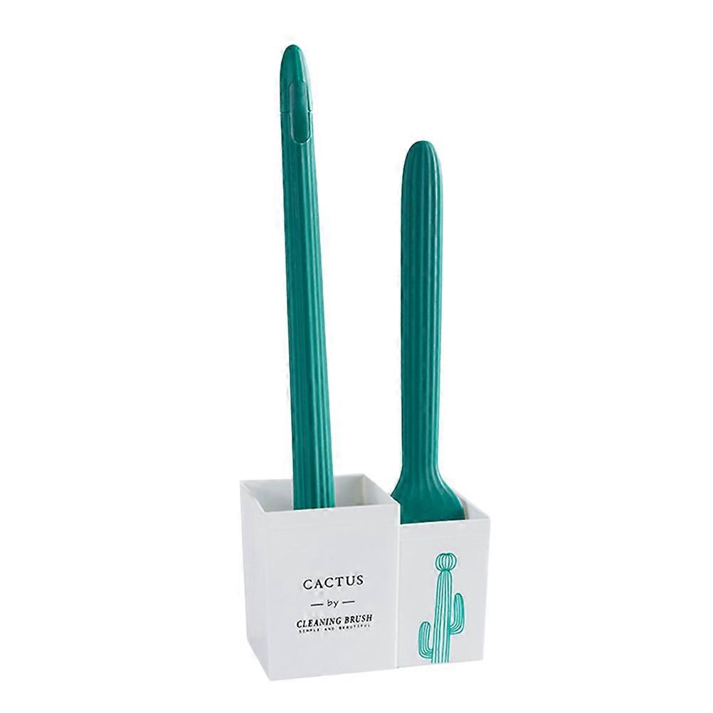 商業用トイレブラシ壁掛けバスルームクリーニングマルチ14x8.5x37.5cm 1セット