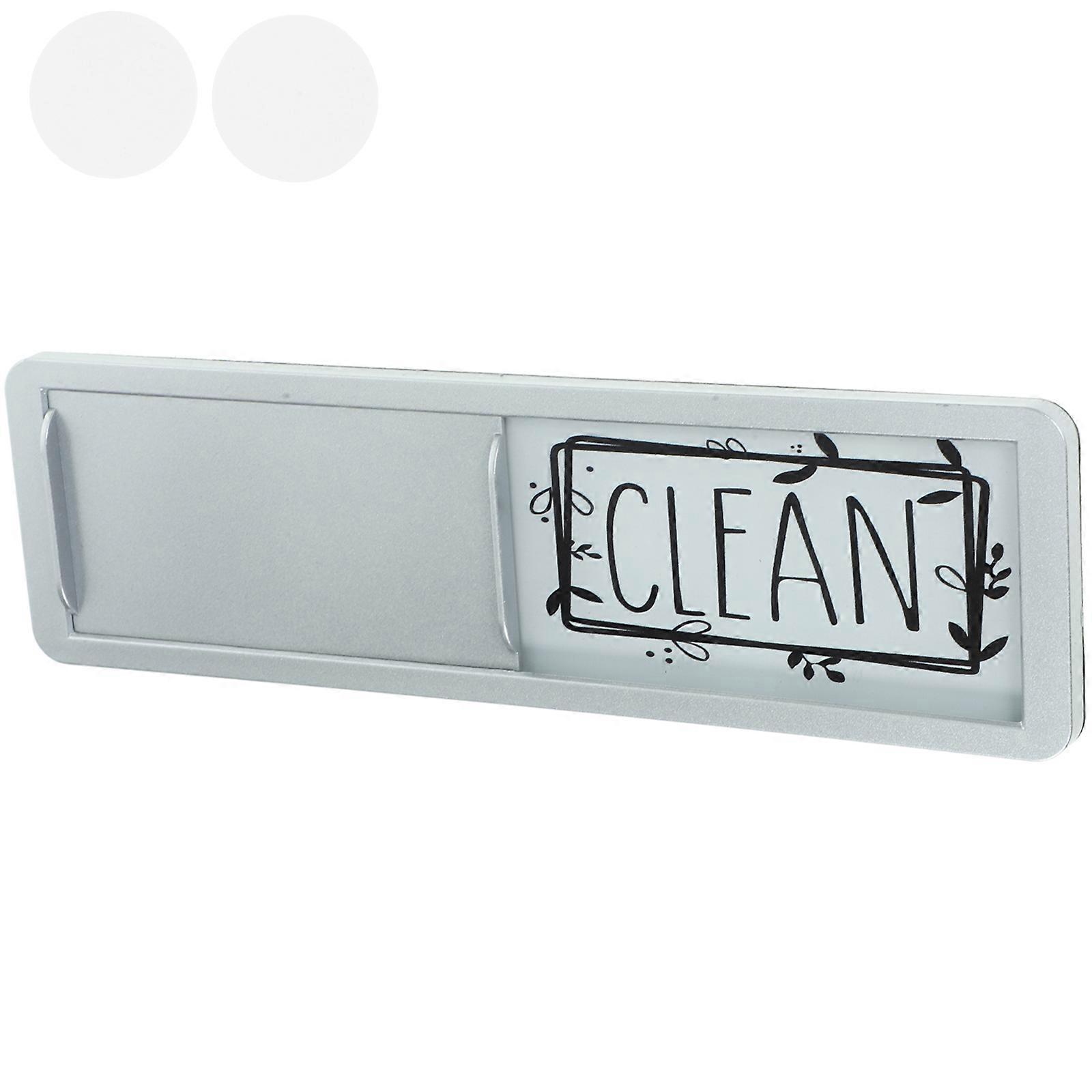 Magnetic Clean Dirty Sign for Dishwasher and Refrigerator Double Sided Indicator Multi Color 3 x 5 inches