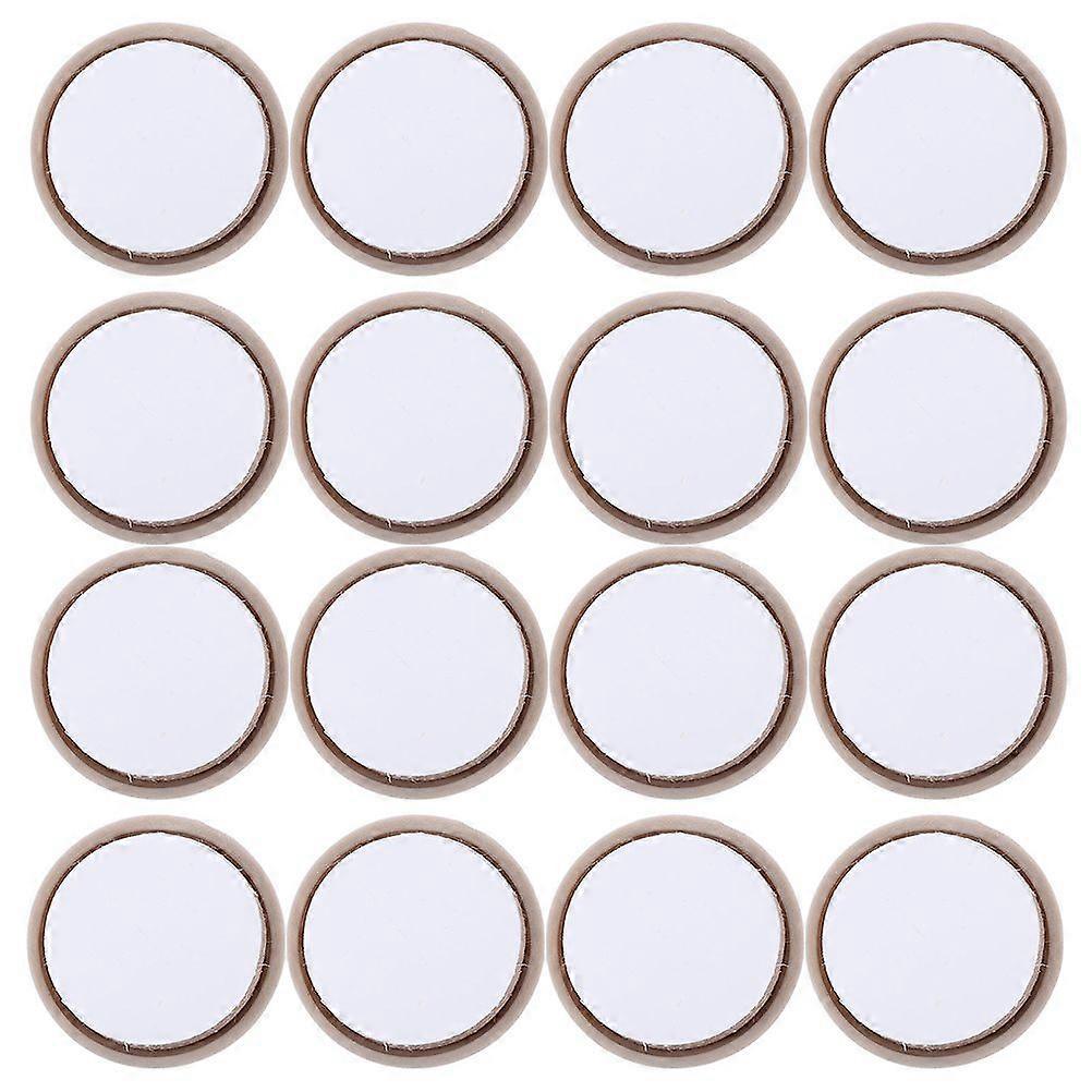 24pcs Stick-on Anti-Sliding Glide Pads Plastic Floor Protectors Furniture Pads (32mm)