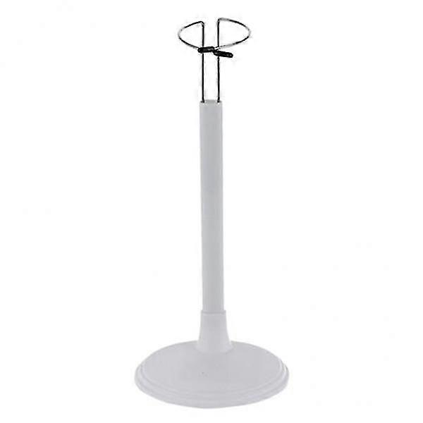 2xAdjustable Doll Stand Display Holder for Dolls Action Figure 35cm White
