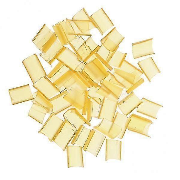6x50Pcs Keratin Nail Glue for U Tip Rebond Hair Extensions Hot Fusion Yellow