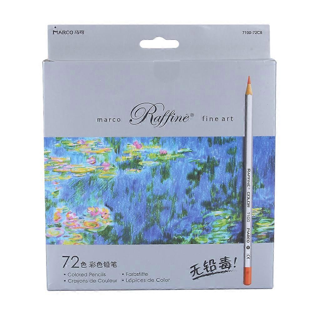 72-Piece Professional Non-Toxic Oil-Based Pencil Set for Drawing and Sketching