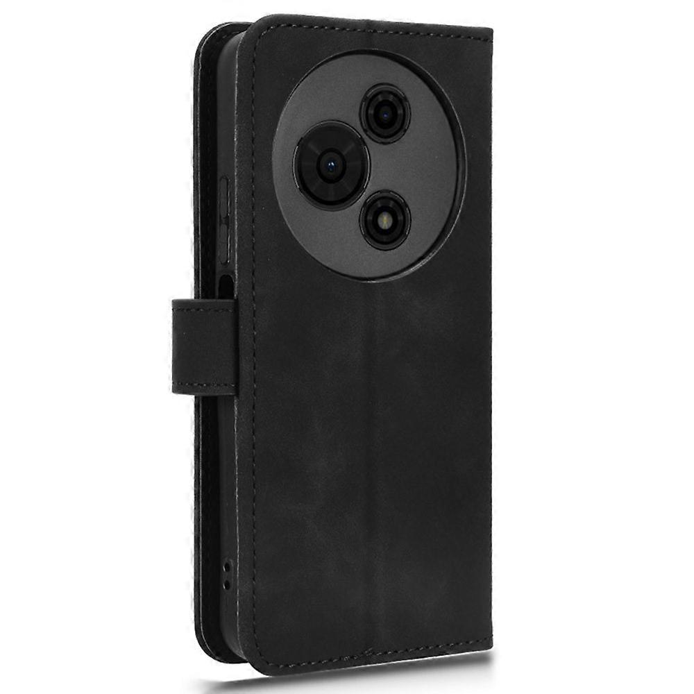 Custodia Per Telefono In Pelle Goffrata Skin Feel Per TCL 30 4G Skin Feel Funda De Cuero Para Teléfono En Relieve Púrpura Claro - Foto 4