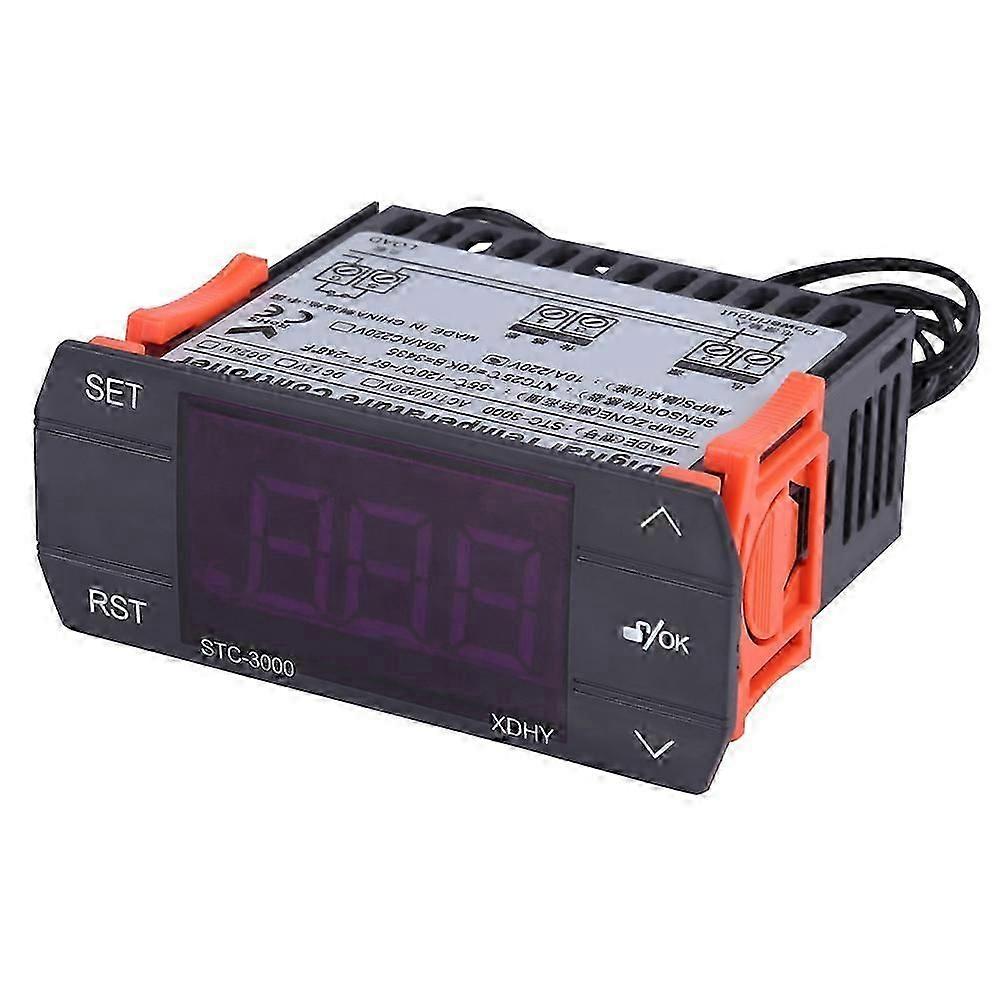 STC-3000 110V-220V Touch Digital Temperature Controller Thermostat With Sensor(10A)