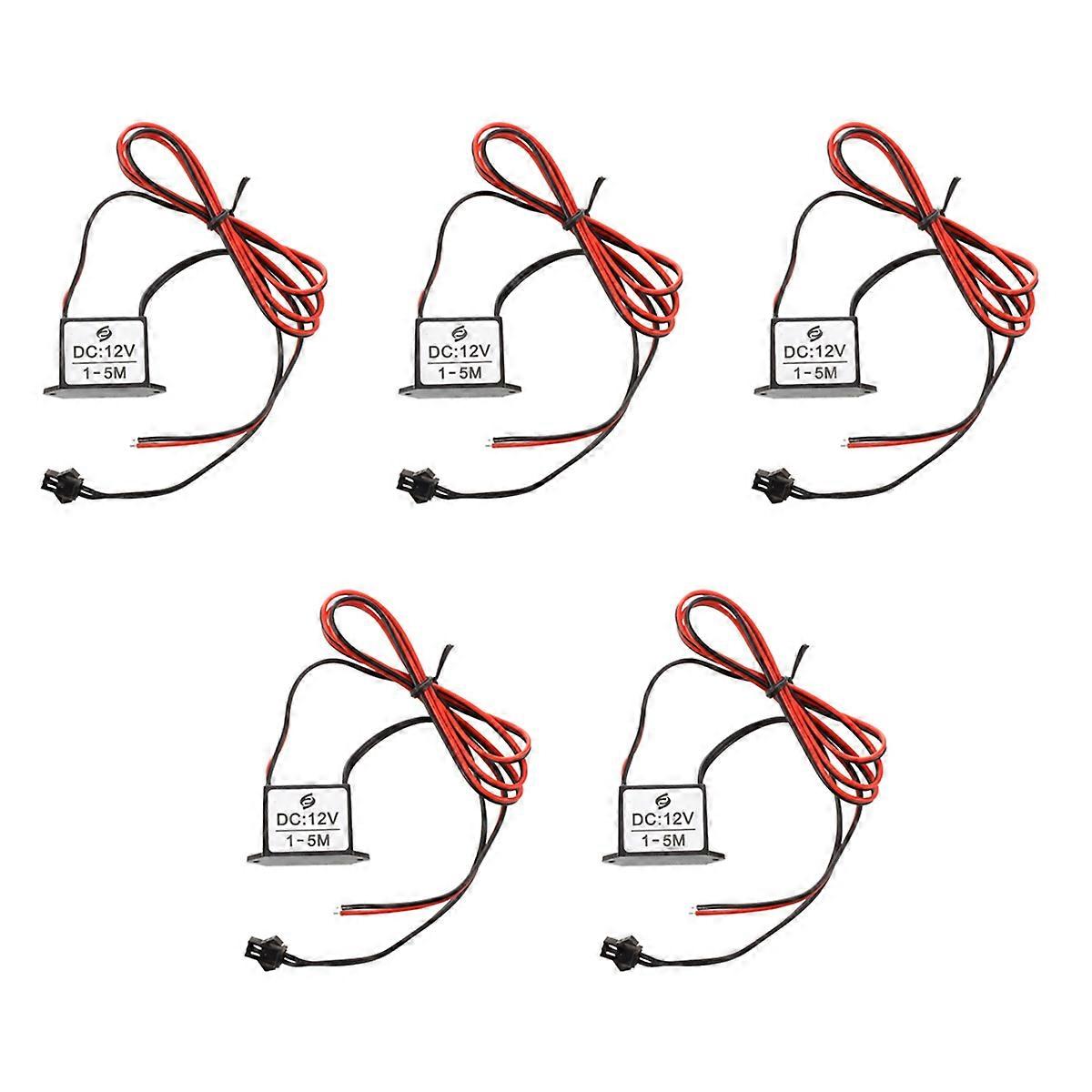red-black cable DC 12V EL wire neon glow strip light driver unit