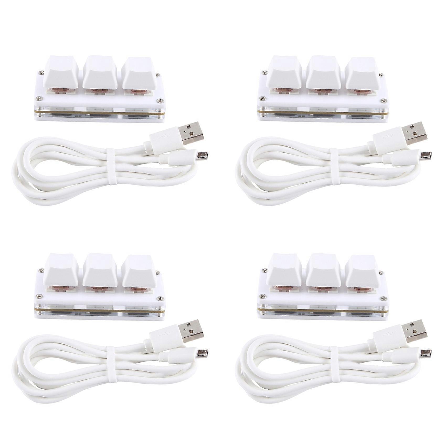 Multimedia OSU Gaming Keypad 3 Key Custom Programming Macro Keyboard Copy Paste HID Mechanical Keybo