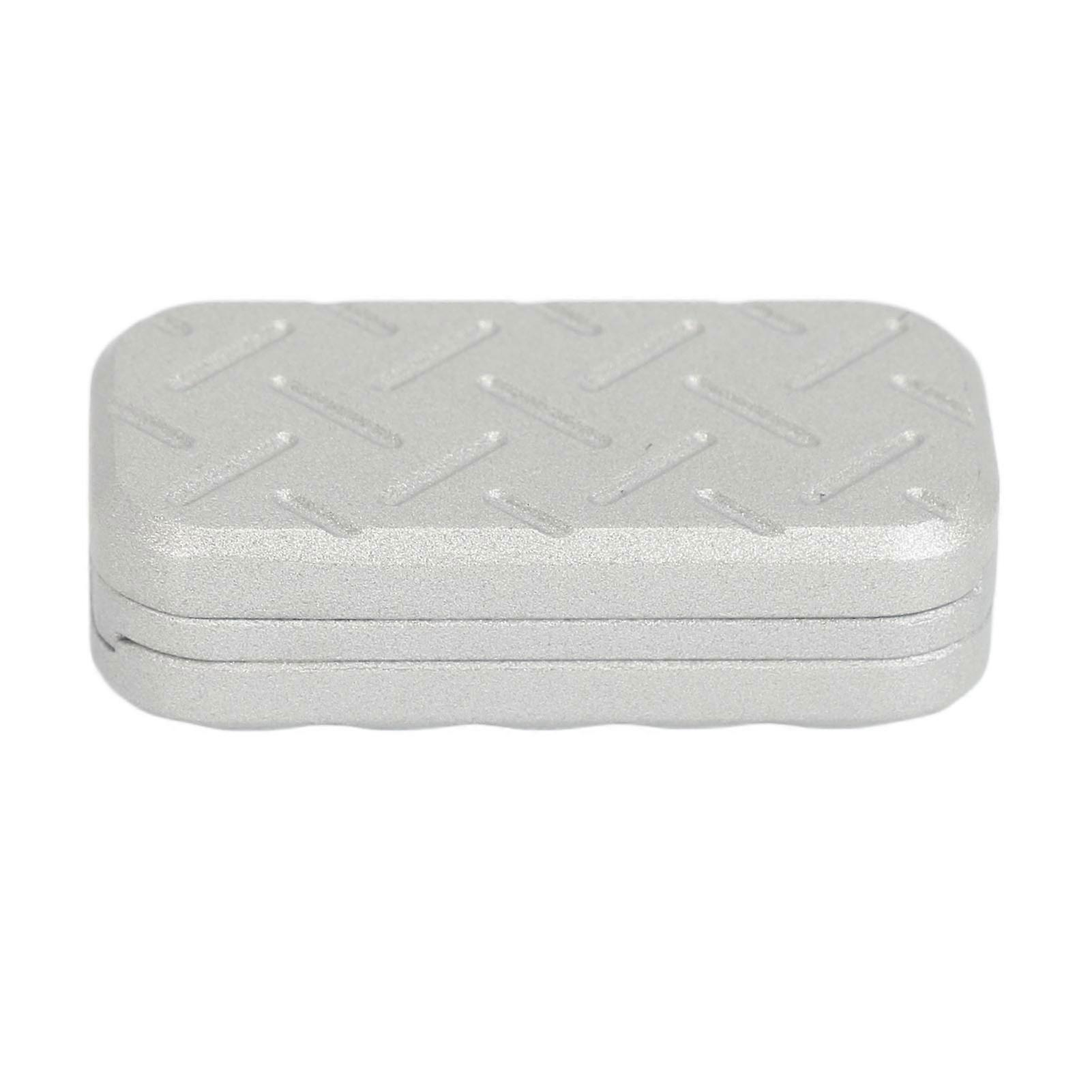 Magnetic Haptic Slider, Stress and Anxiety Relief, Striped Pattern, Ergonomic, Metal Alloy, Push Cards, for ADHD, Autism
