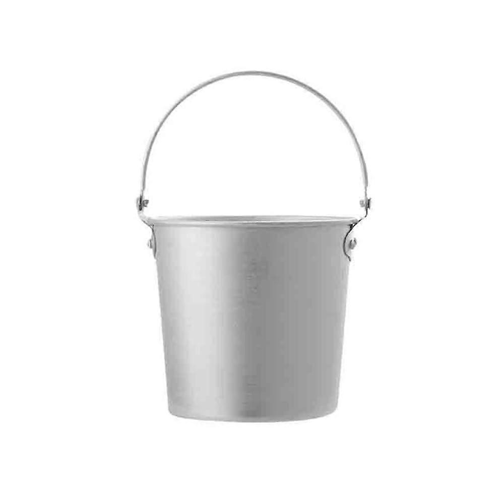 Ice Bucket, Ice Bucket, Electroplating Ice Pellet Bucket, Aluminium Snack Bucket, Mini Ice Bucket, Creative Bar Ice Bucket, Bar Accessories (Silver)