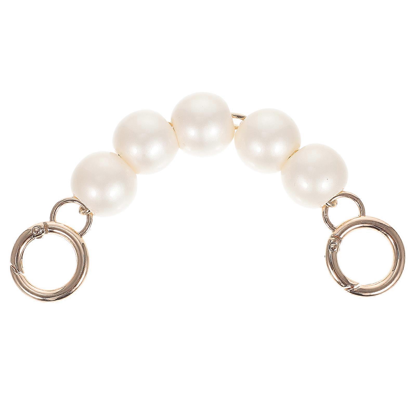 Handbag Extension Strap Bag Extension Chain Handbags Daily Use Golden Round Beads Decorative 1 Piece