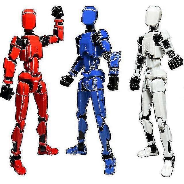 T13 Actionfigur Robot Leketøy 3D-trykt