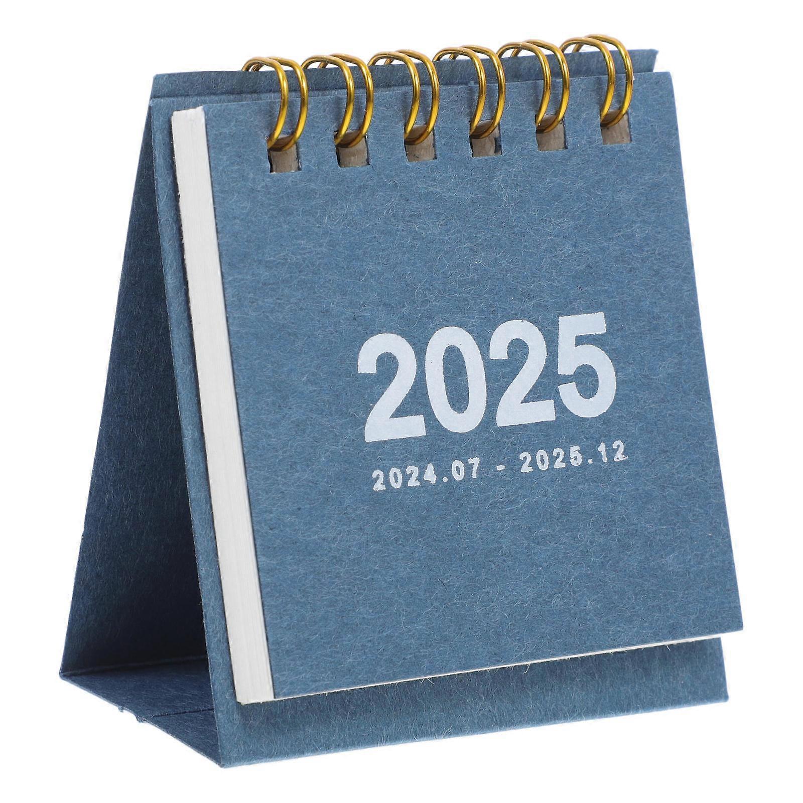 Mini Desk Calendar Monthly Planner with Sturdy Stand for Office, Students, Teachers – Daily Schedule & Notes Organizer