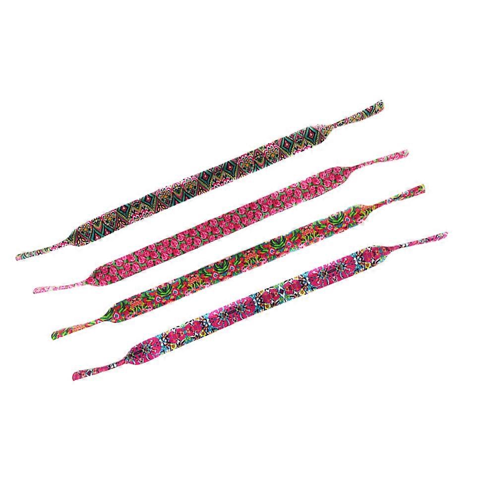 Spectacles Cord Swimming Goggle Strap Anti-Slip Hanging Eyeglasses Lanyard For Outdoor Sports 4Pcs