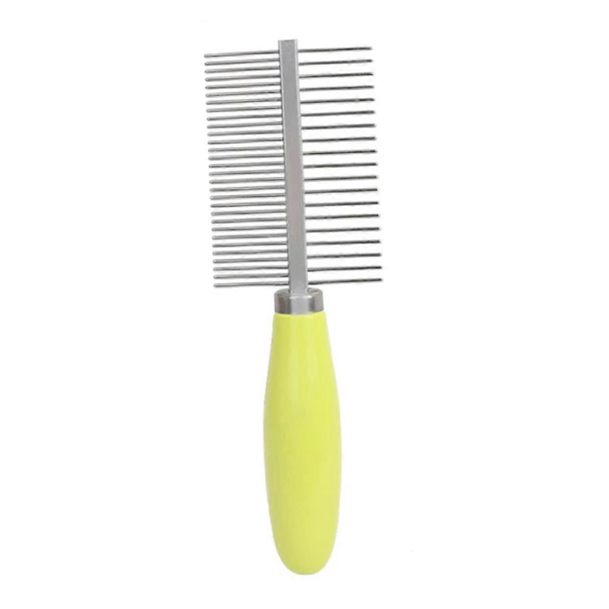 Pet Comb Cat Comb Cat Fur Brush Dematting and Shedding Tool for Pets Lightweight Non-Yellowing Design