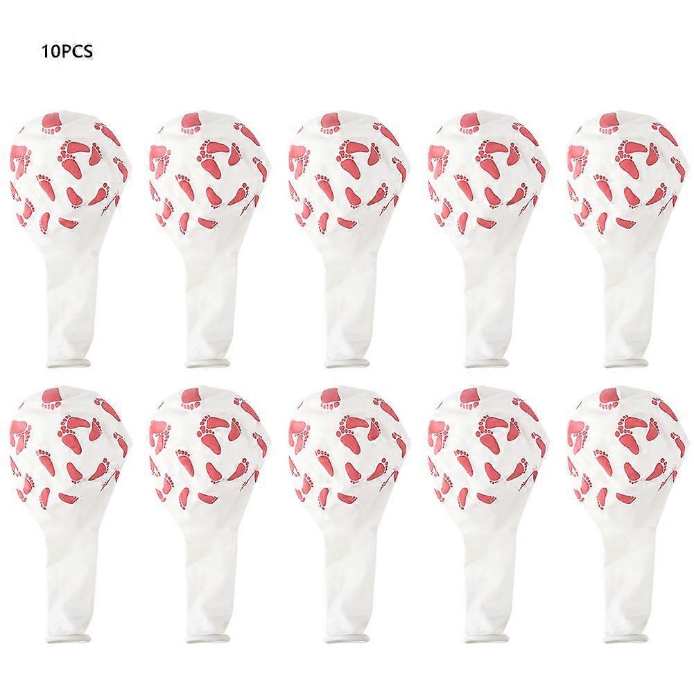 2025年最新モデル10pcsフットプリントパターンラテックスバルーンフェスティバルパーティー用