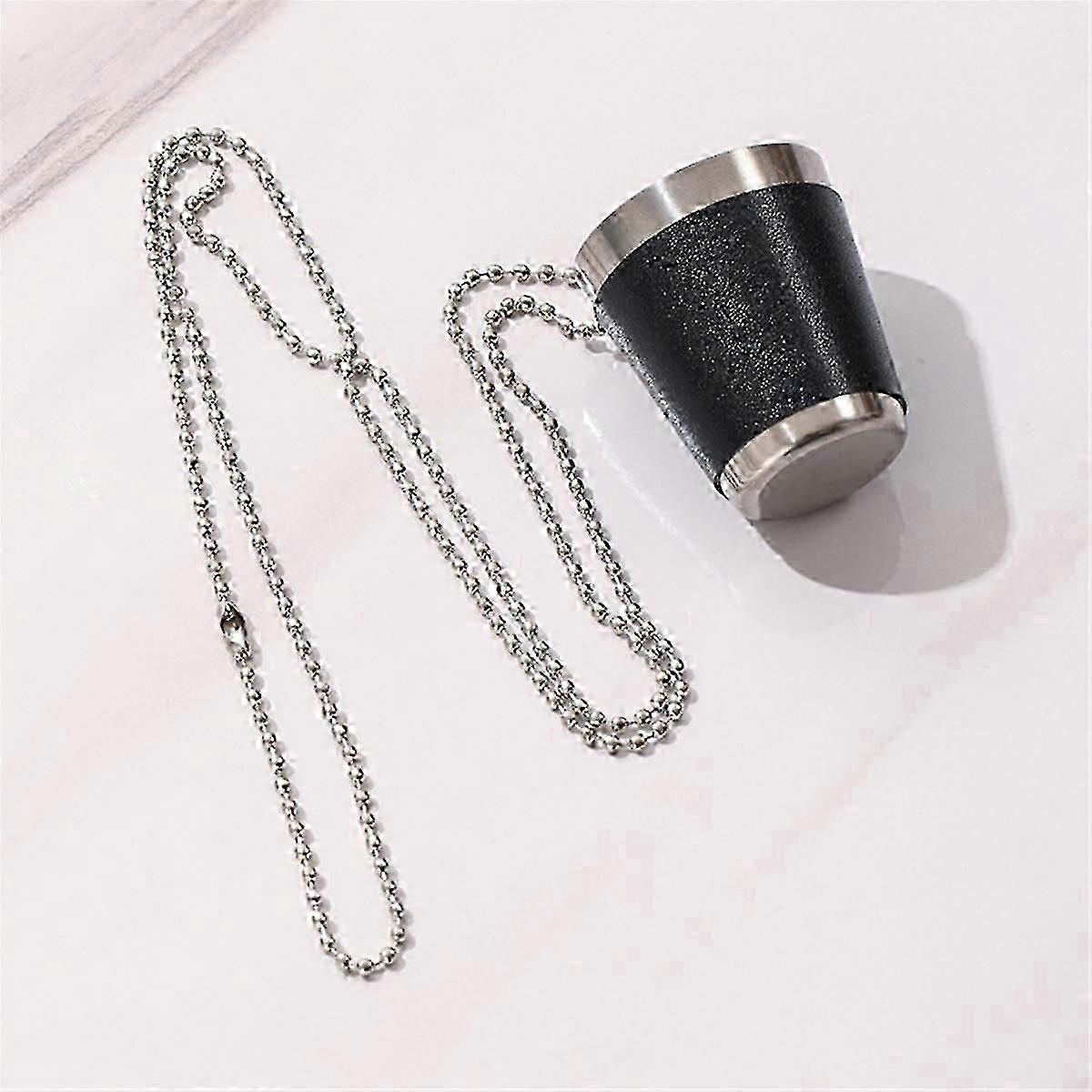 Pack of 6 Shot Cups for Hanging Stainless Steel 30ml Shot Glasses with Chain for Parties