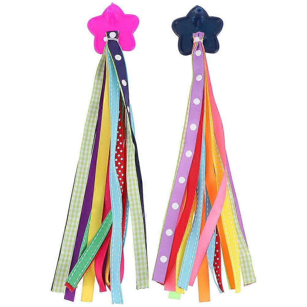 Portable Bike Tassels for Handlebar Decoration with Star Streamers – Easy to Attach, Durable & Safe Scooter Accessory for Boys