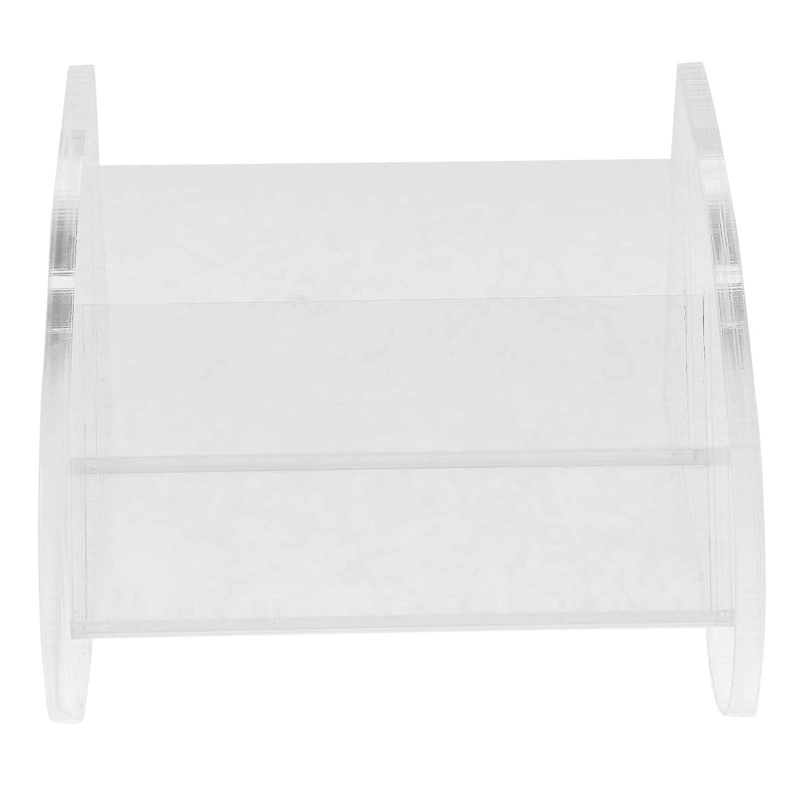 Name Cards Rack Business Cards Base Exhibition Events Card Display Practical 4.3×4.3×2.8in 1Pack