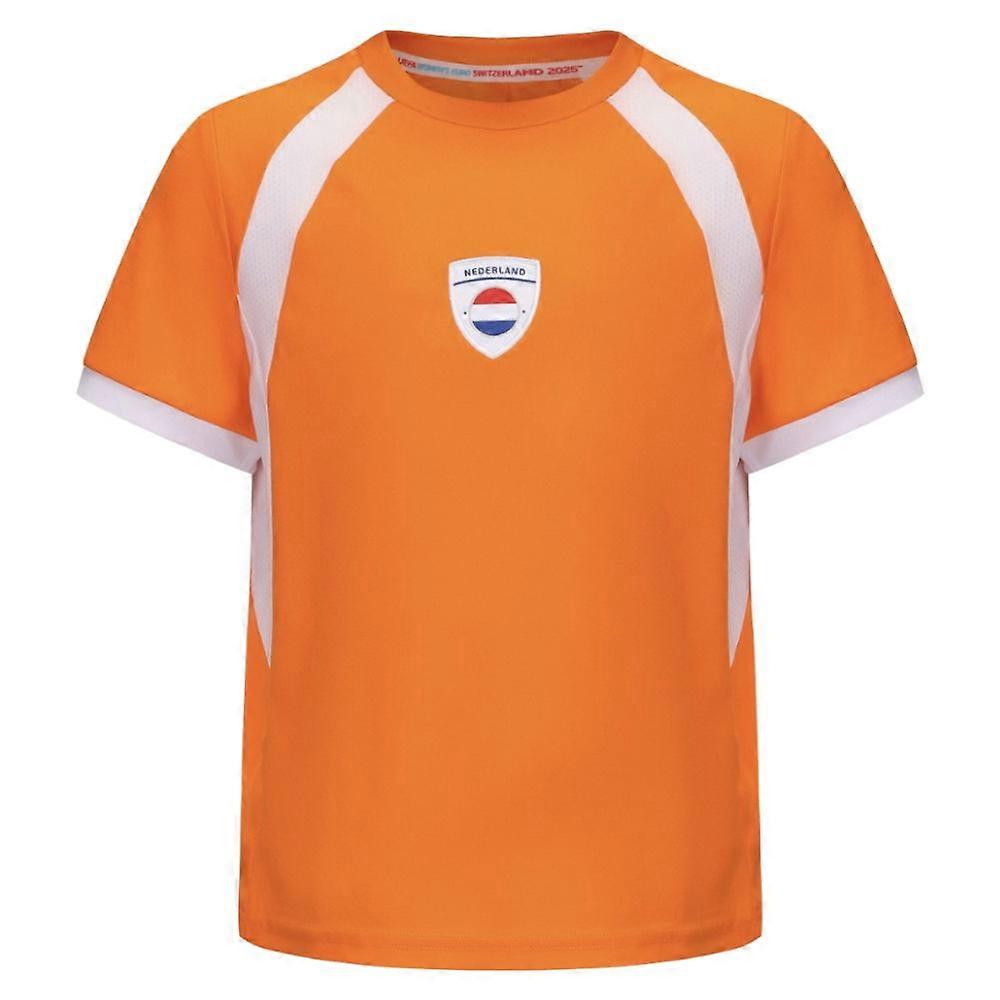 2025 Netherlands WEC Poly T-shirt (Orange) - Kids