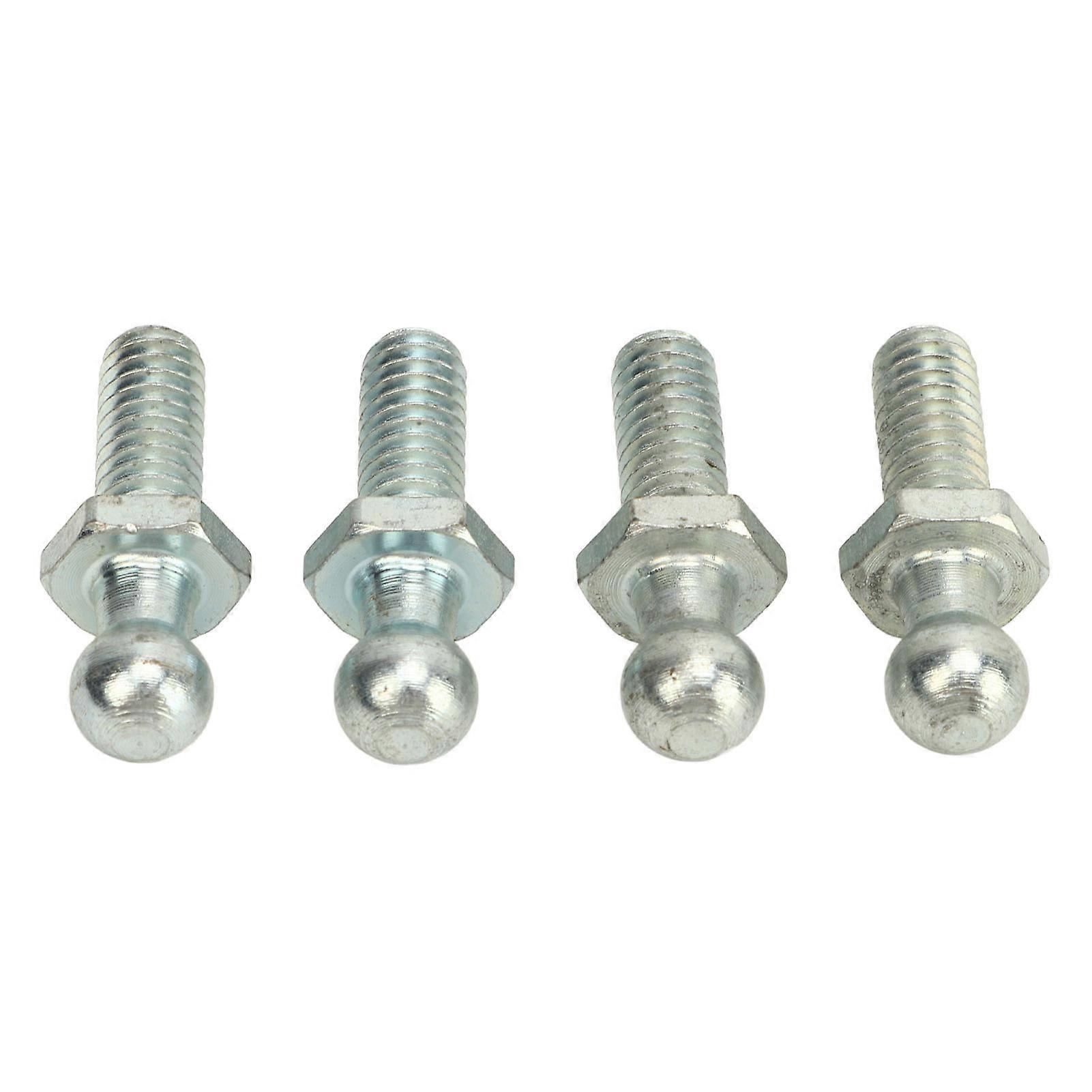 4Pcs 10mm Ball Studs 5/16‑18 Thread High Hardness Rugged Stable Ball Studs Washers Kit for Tool Boxes RVs Cars 1inch