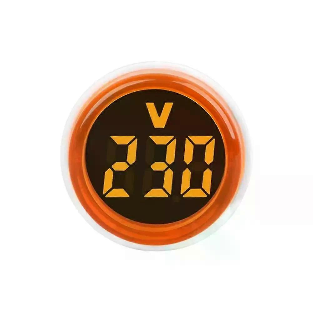 Digital Current and Voltage Ammeter Circular LED Display EU Plug Digital LED Display Electrical Instruments