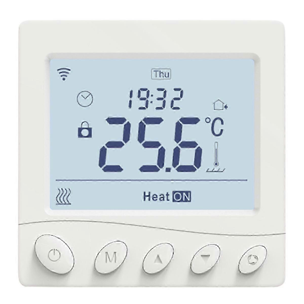 WiFi Thermostat Room Temperature Controller Water Floor Heating Gas App Control Work with Home GA