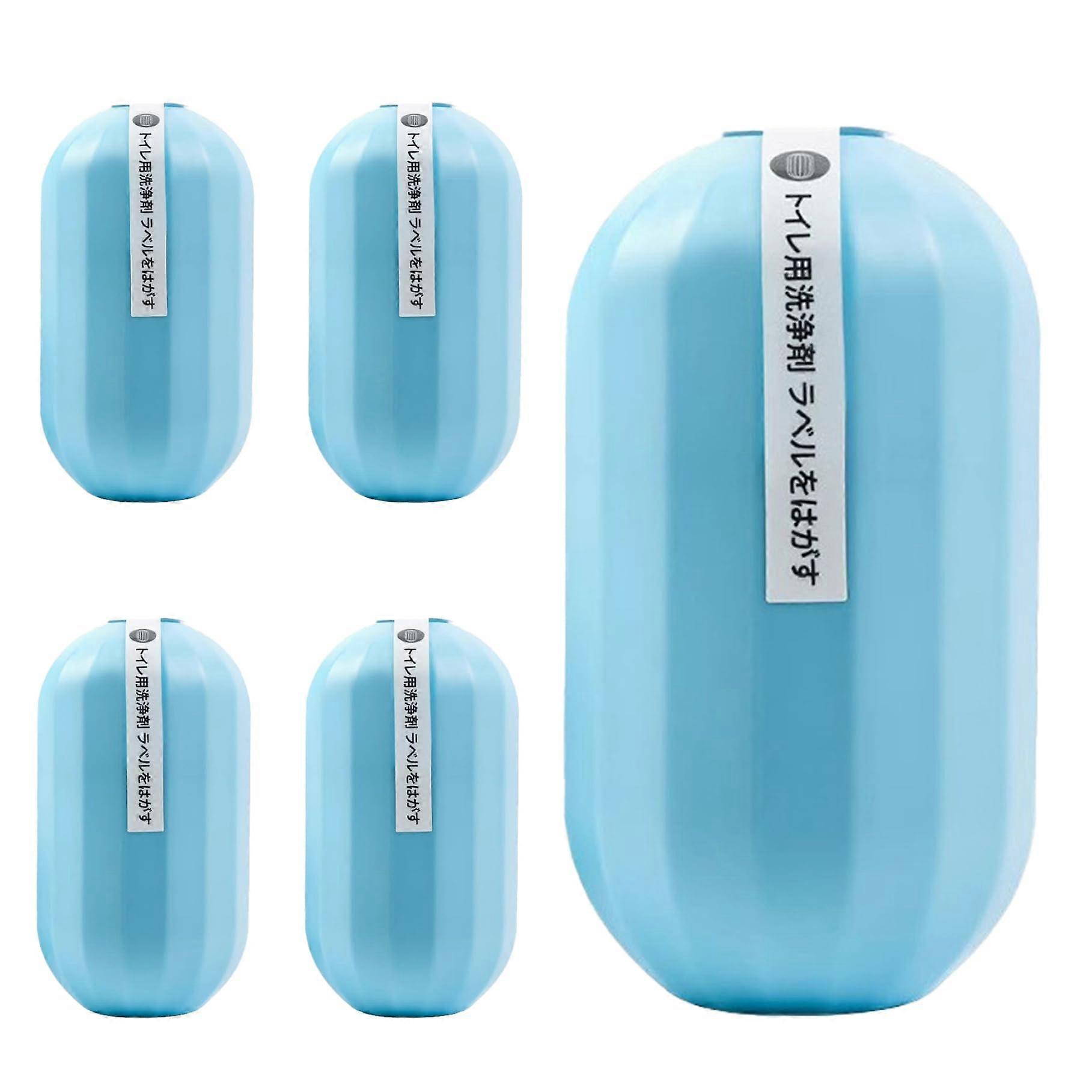 Toilet Tank Cleaner 250g, Automatic Toilet Bowl Cleaner, 5 Pieces with Fresh Fragrances for Home Use, Durable and Effective
