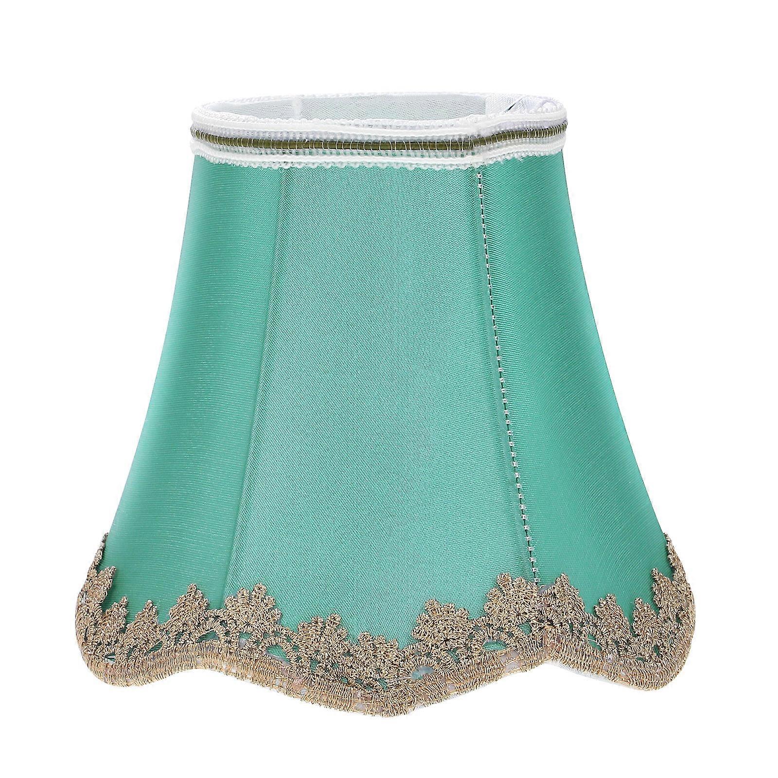 Uonlytech Crystal Chandelier Lamp Shade Candle Light Wall Lamp Cover Accessory Green