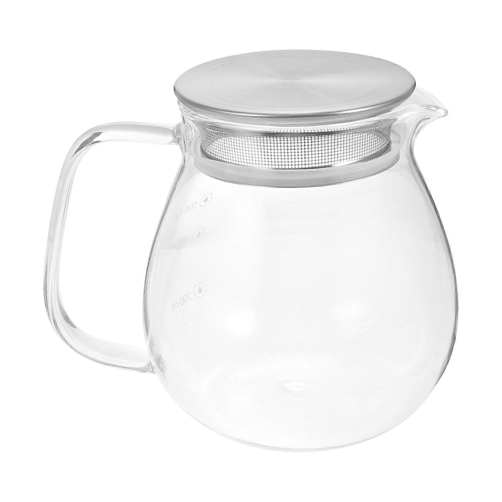 Stainless Steel Coffee Pot with Lid Manual Espresso Maker for Kitchen & Office, Easy Clean Drip Brewer with Removable Filter