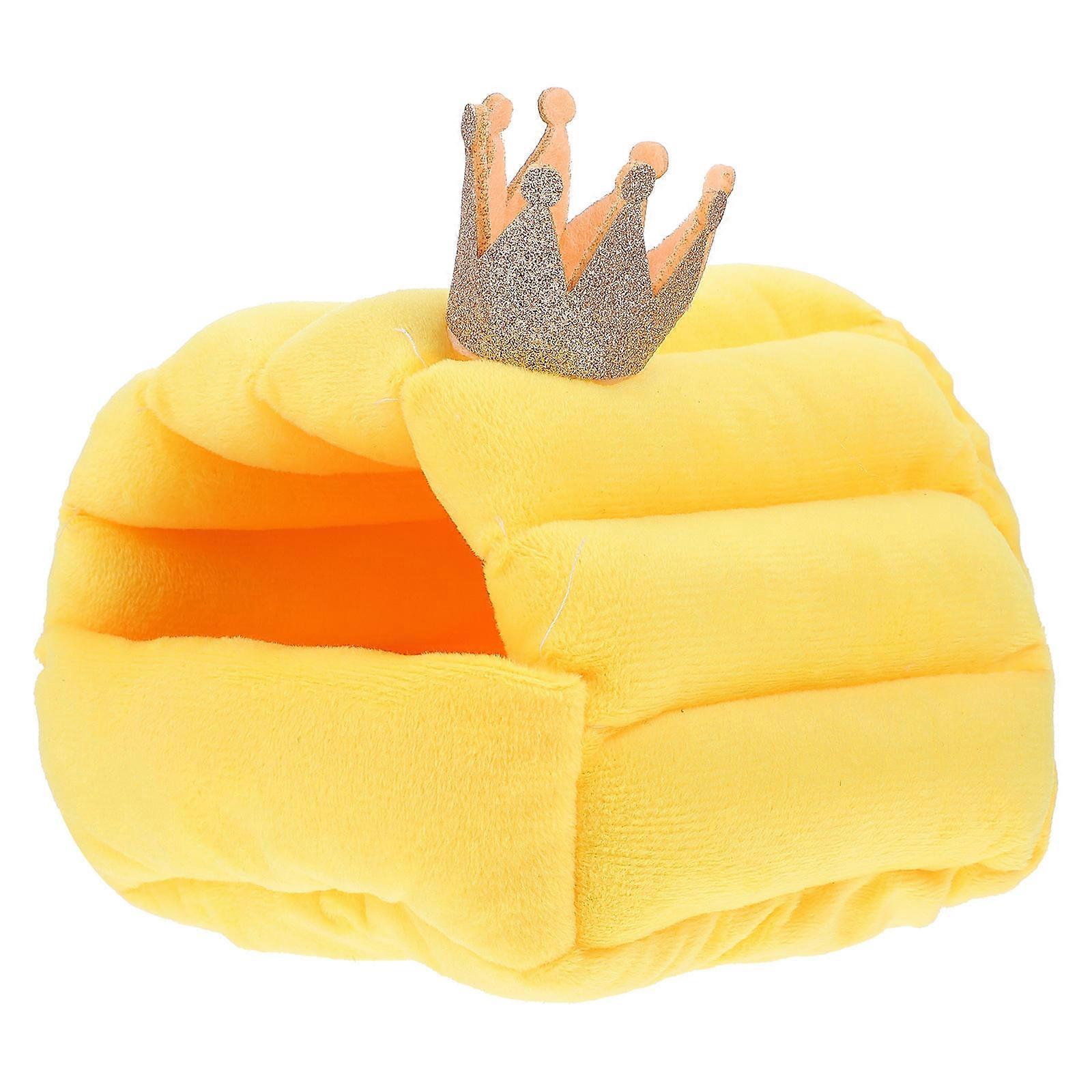 Cozy Small Pet Nest Hamster Warm Cotton Bed Winter Use Blue 1Set