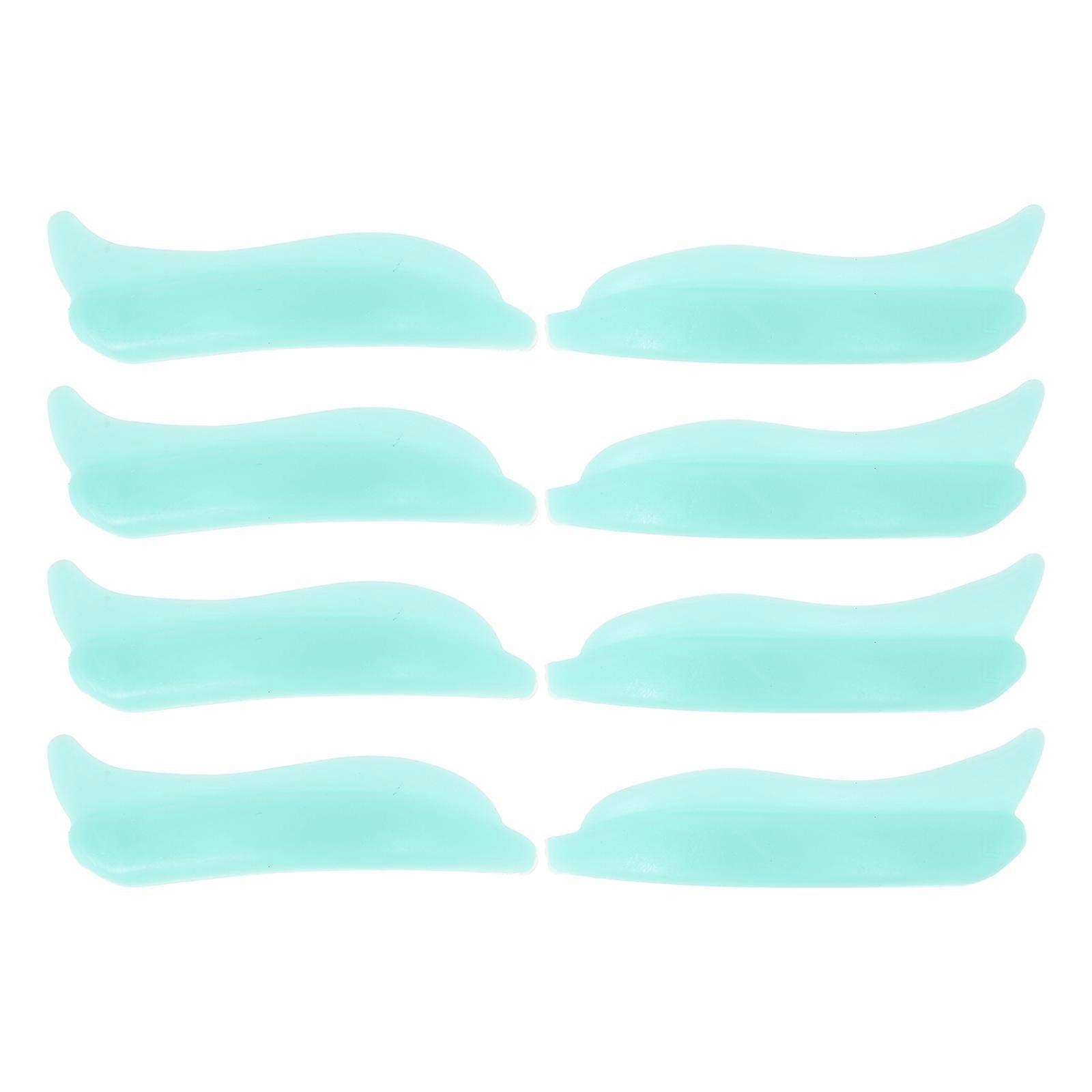 Eyelash Lift Perm Kit Pads Eyelash Lifting Tool Home Use Green 4Pairs Reusable