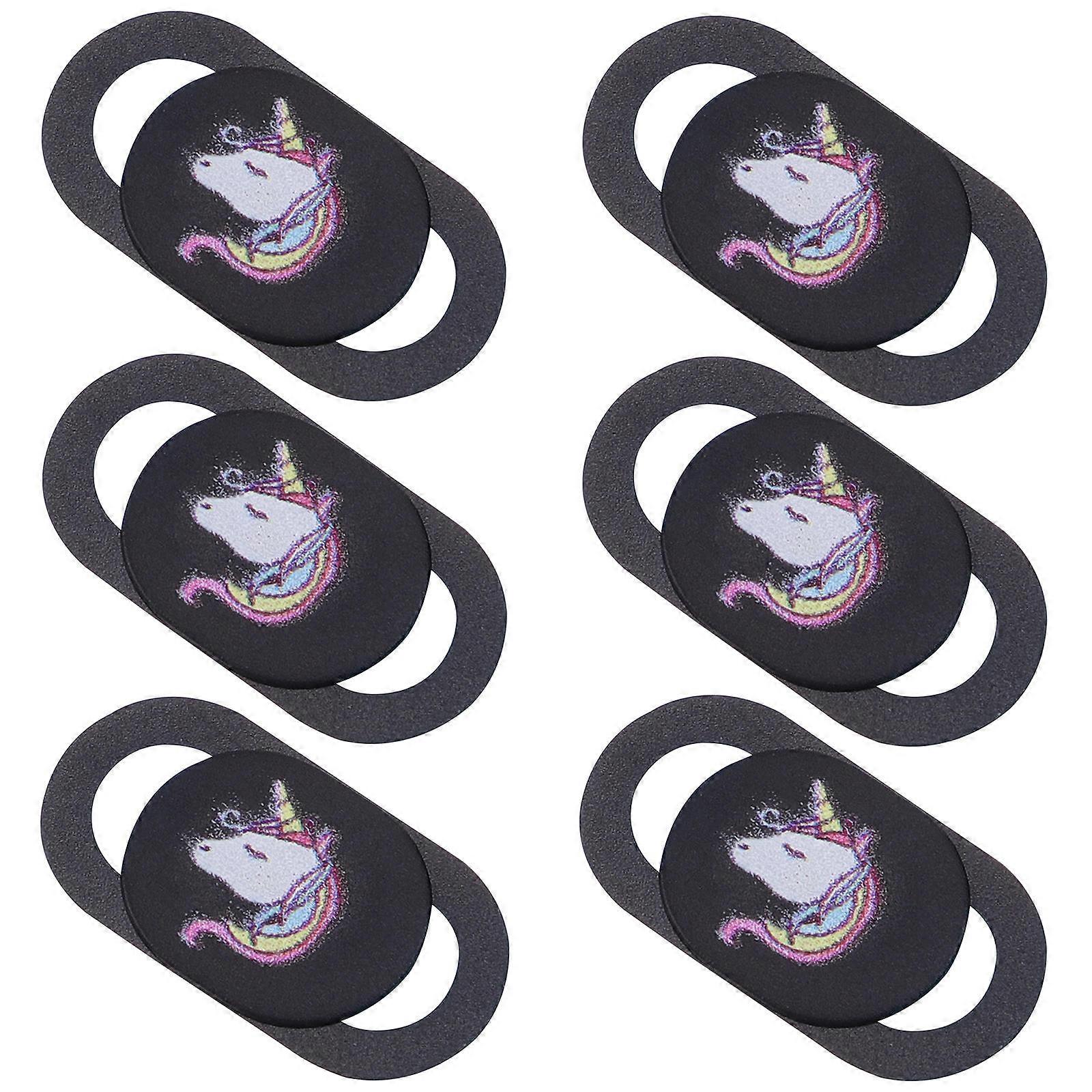 6PCS Webcam Privacy Covers Adhesive Camera Stickers for Laptops, Mobile Phones and Tablets Cute Decorative Design for Enhanced Security and Privacy