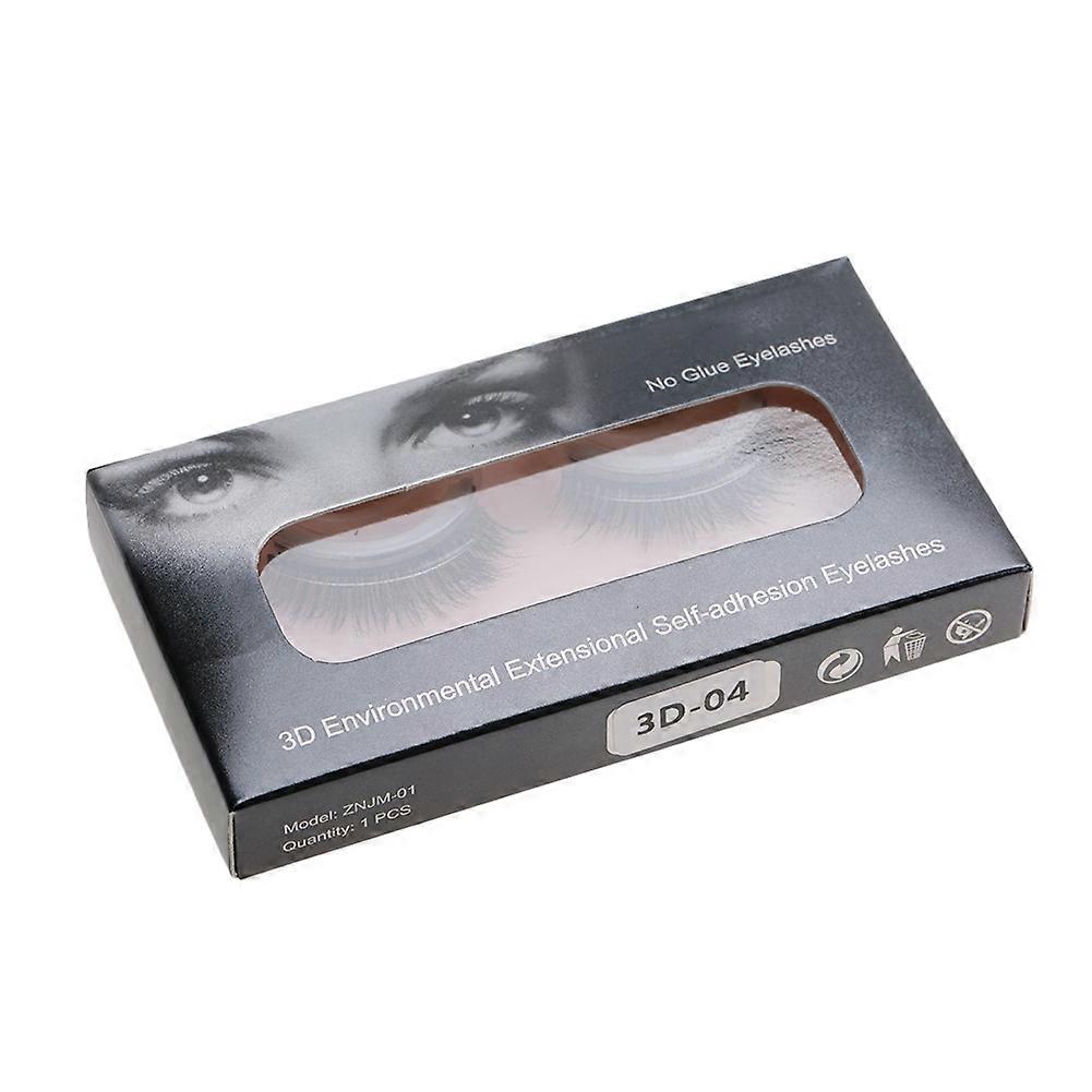 3D Professional Self Adhesive Eyelashes No Stimulation False Eyelashes Extension 04#