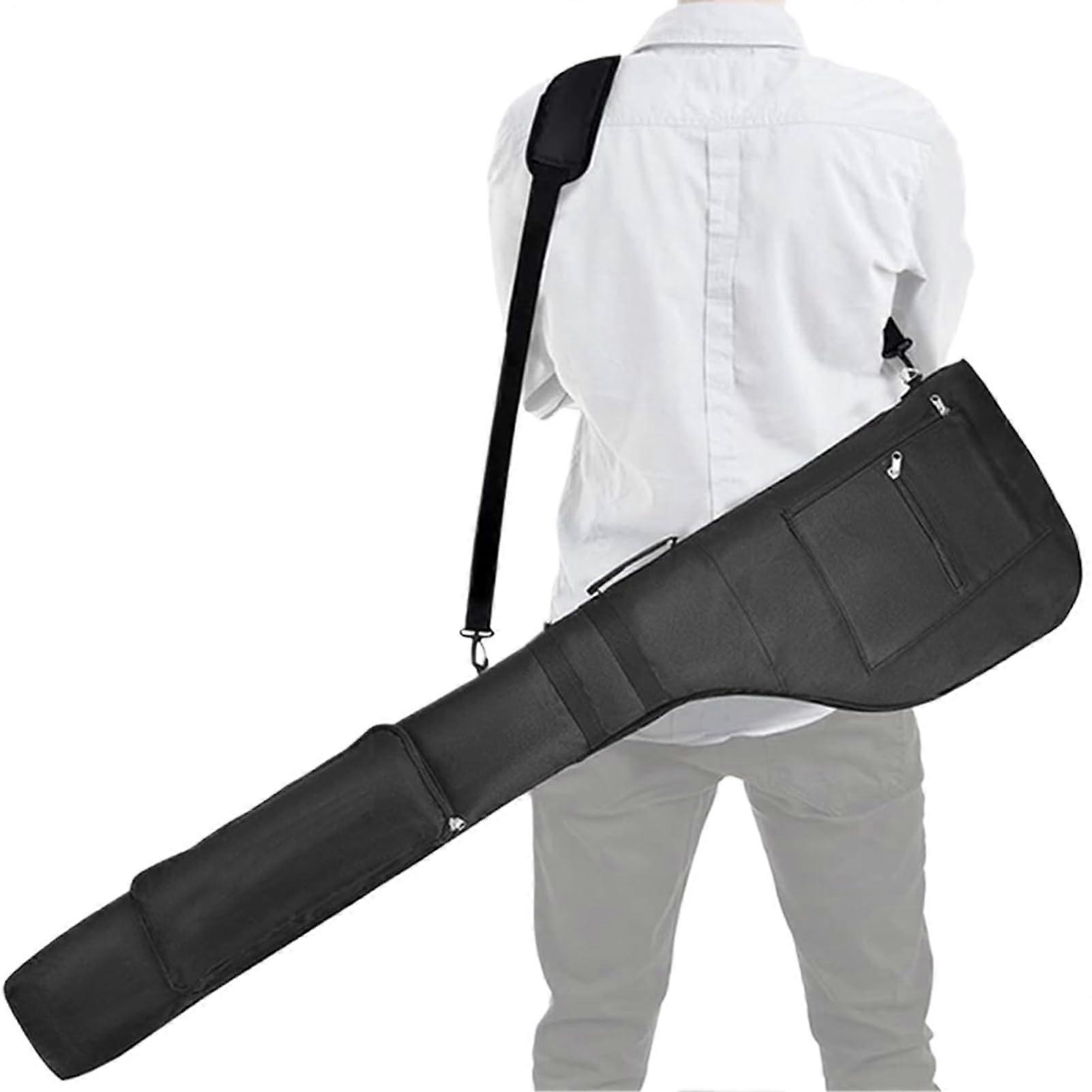 Small Golf Bag Adjustable Foldable Portable Adjustable Sports Accessories with Strap for Men Women Adults