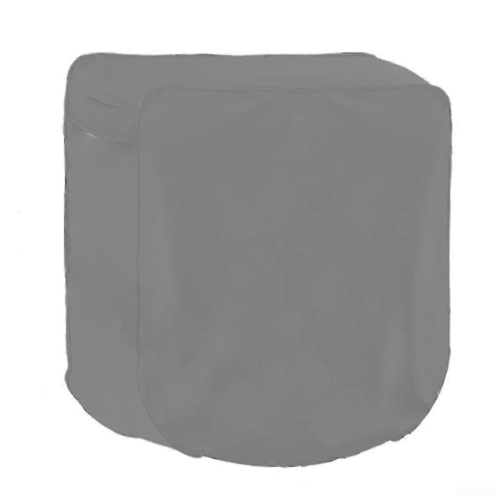 Retractable garden hose cover, waterproof, Oxford fabric, protective cover with drawstring, storage bag for water hose reel (gray)