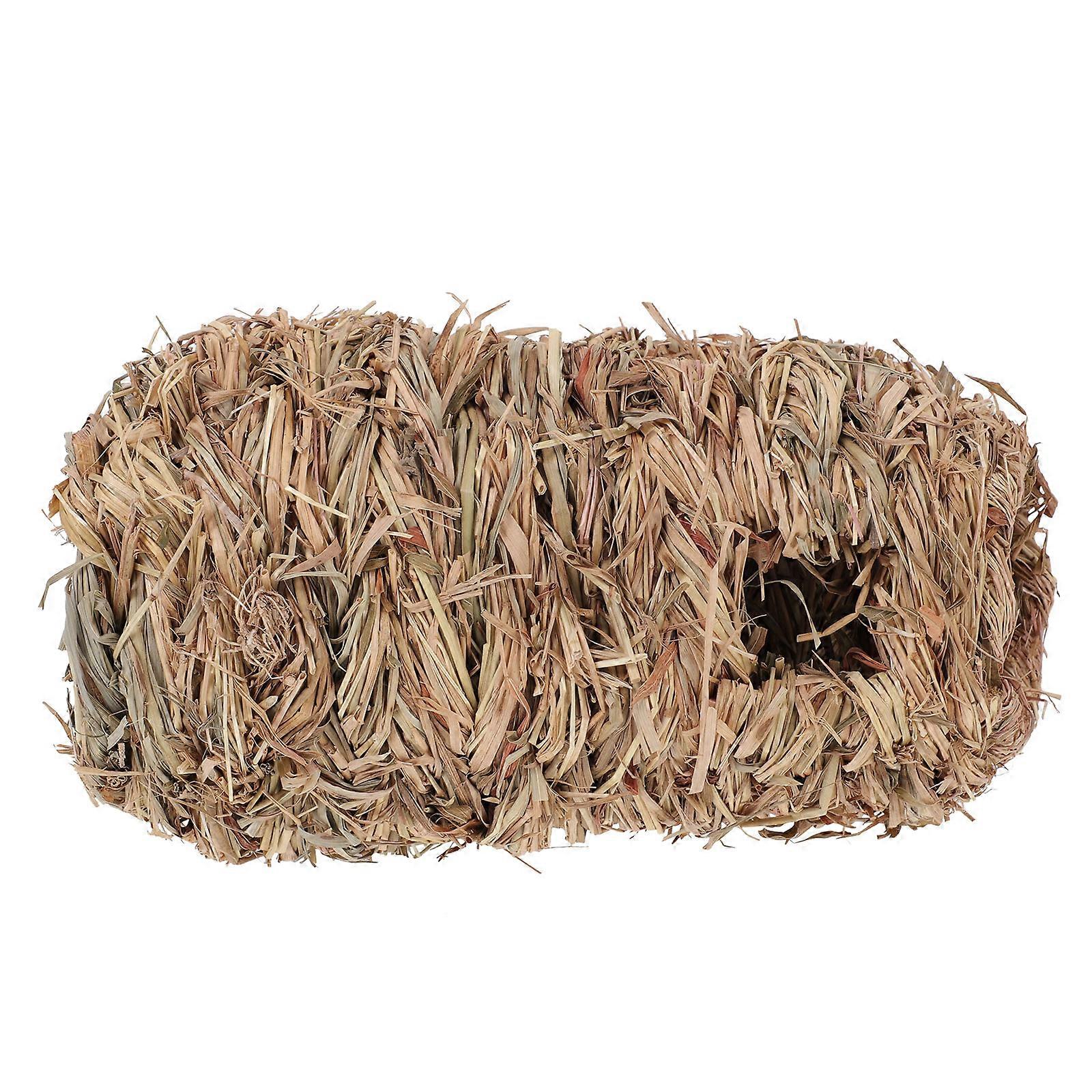 Hamster Hideout Tunnel Woven Nest for Small Pets – Multi Functional Play & Hiding Place for Hamsters, Mice, and Gerbils – Stress Reducing Pet Decor
