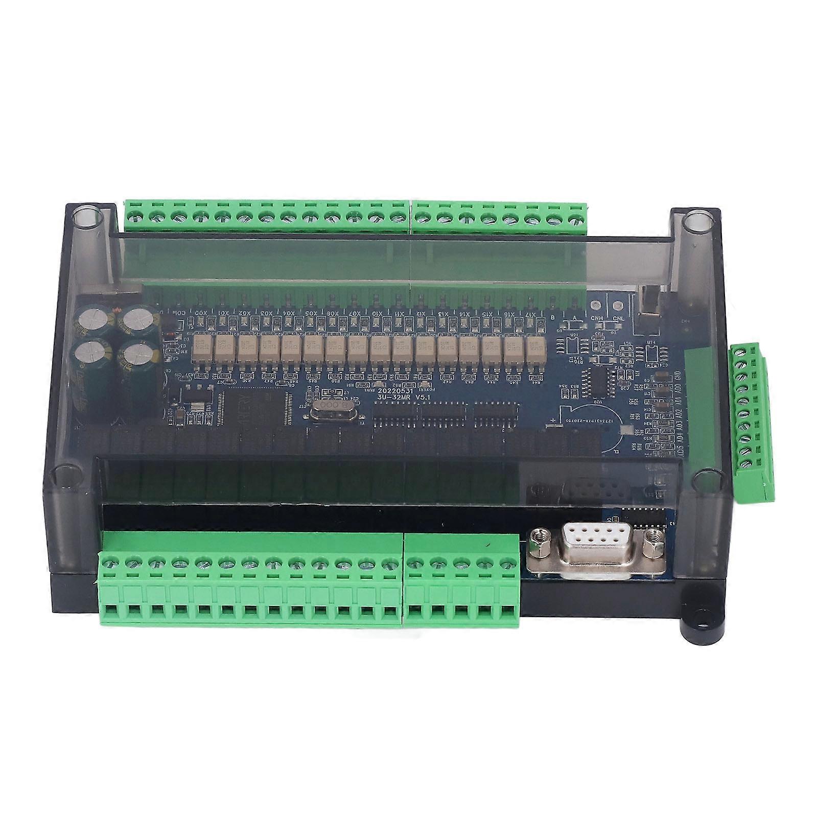Industrial Control Board 16 Input 16 Output 6 Way High Speed Counting Support RS485 Screen Connection PLC Controller 24VDC