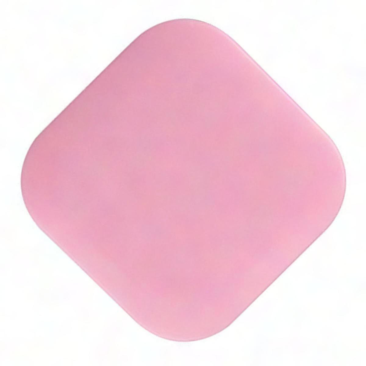 Compact Protective Case for Contact Lenses in Pink Leather Style