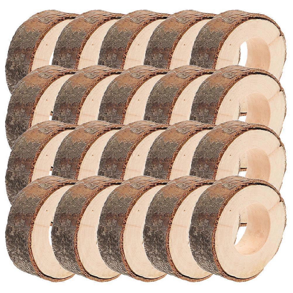 Khaki Napkin Rings Set of 20 Pieces Lightweight and Portable for Cloth Napkins and Table Decorations