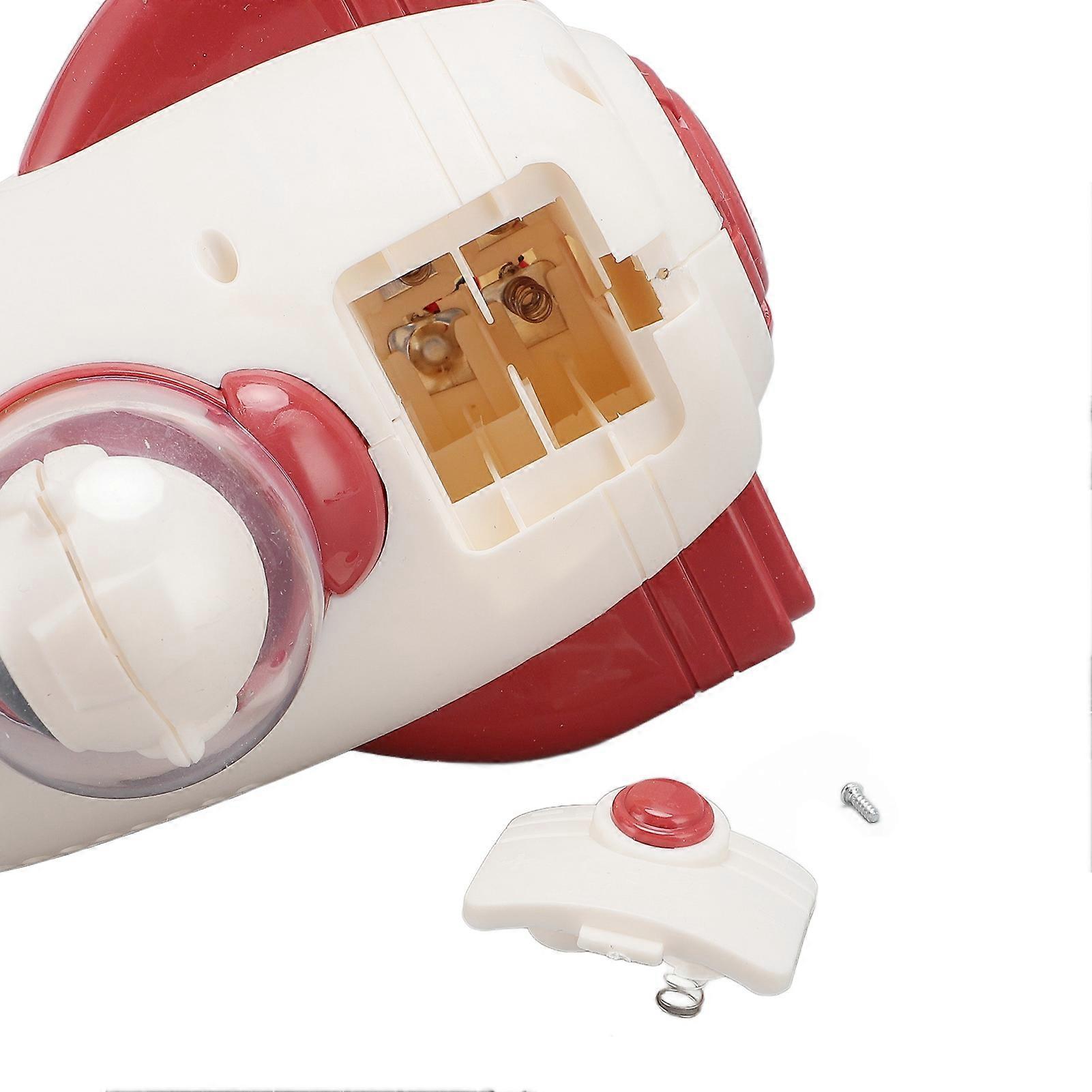 Automatischer Seifenblasenblasen mit LED-Licht 90ML Lösung Handheld Seifenblasenmaschine 10 Löcher Seifenblasenmacher für Kinder Rot