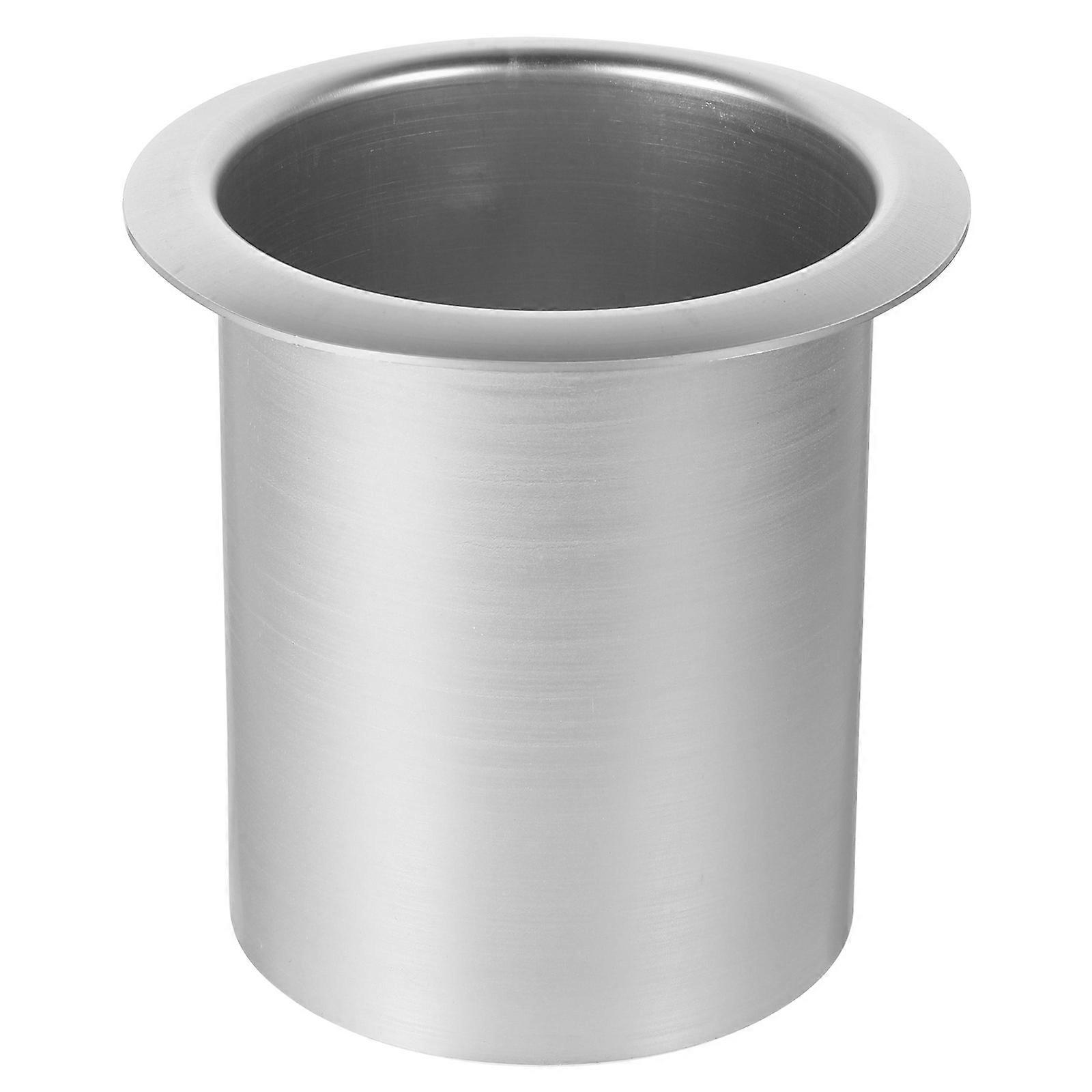 Stainless Steel Recliner Cup Holder Replacement for Home Theater, Car, RV, Boat, and Sofa – Durable, Compact, Multi Use Drink Stand with Quick