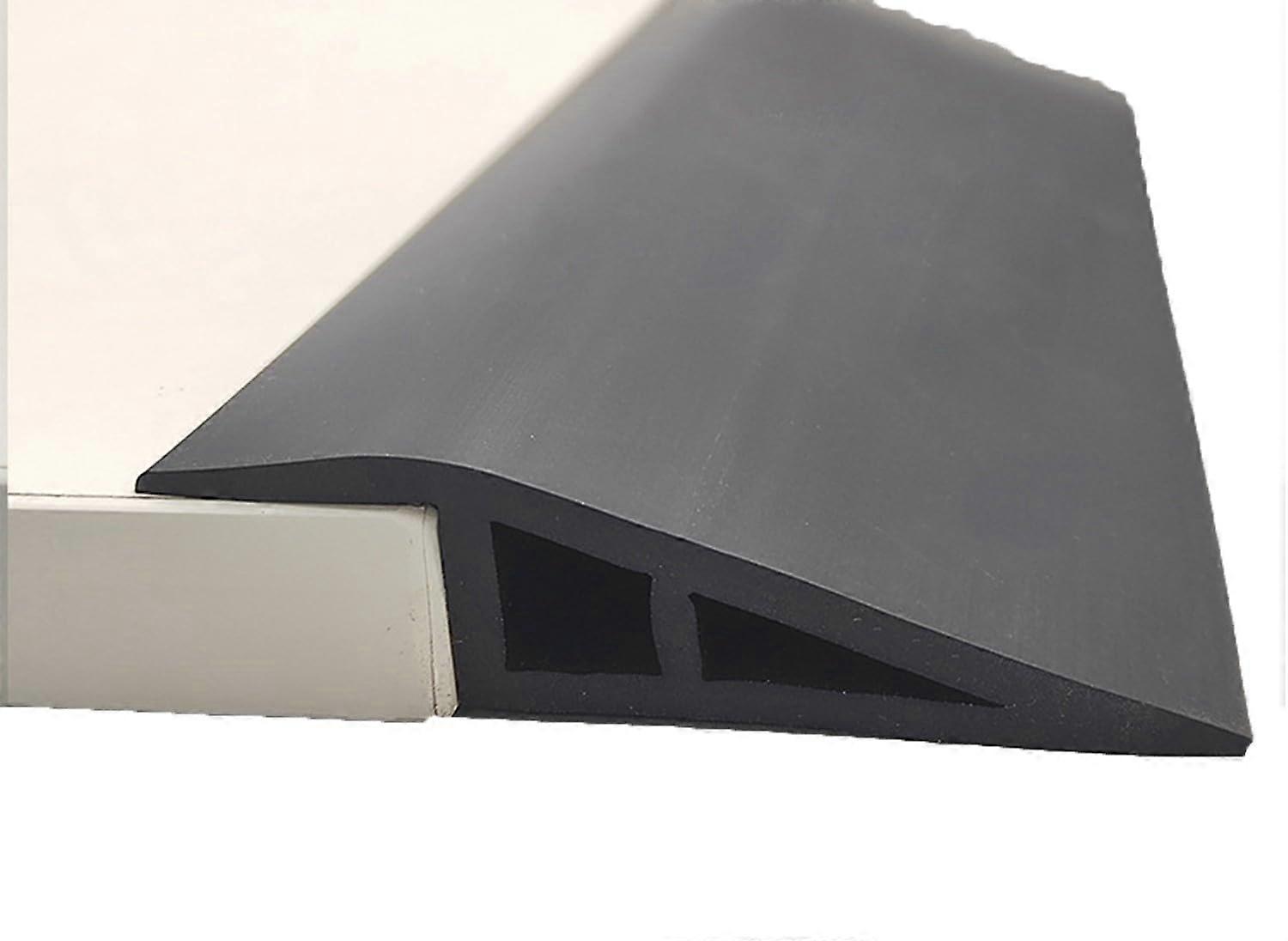 Self-Adhesive Laminate Floor Transition Strip 5 m, Bead Embroidery Included, 10 x 20 mm, Reducer Ramp