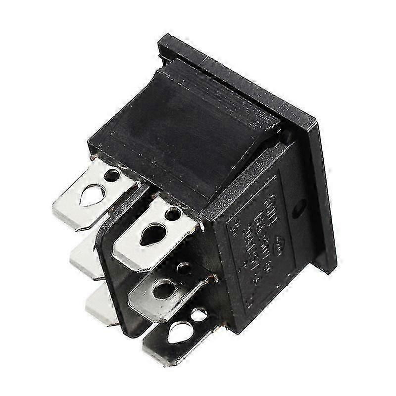 6 Pin 3 Position Boat On-Off-On Momentary Rocker Switch DPDT 16A 250V AC,__f0.084 hwy