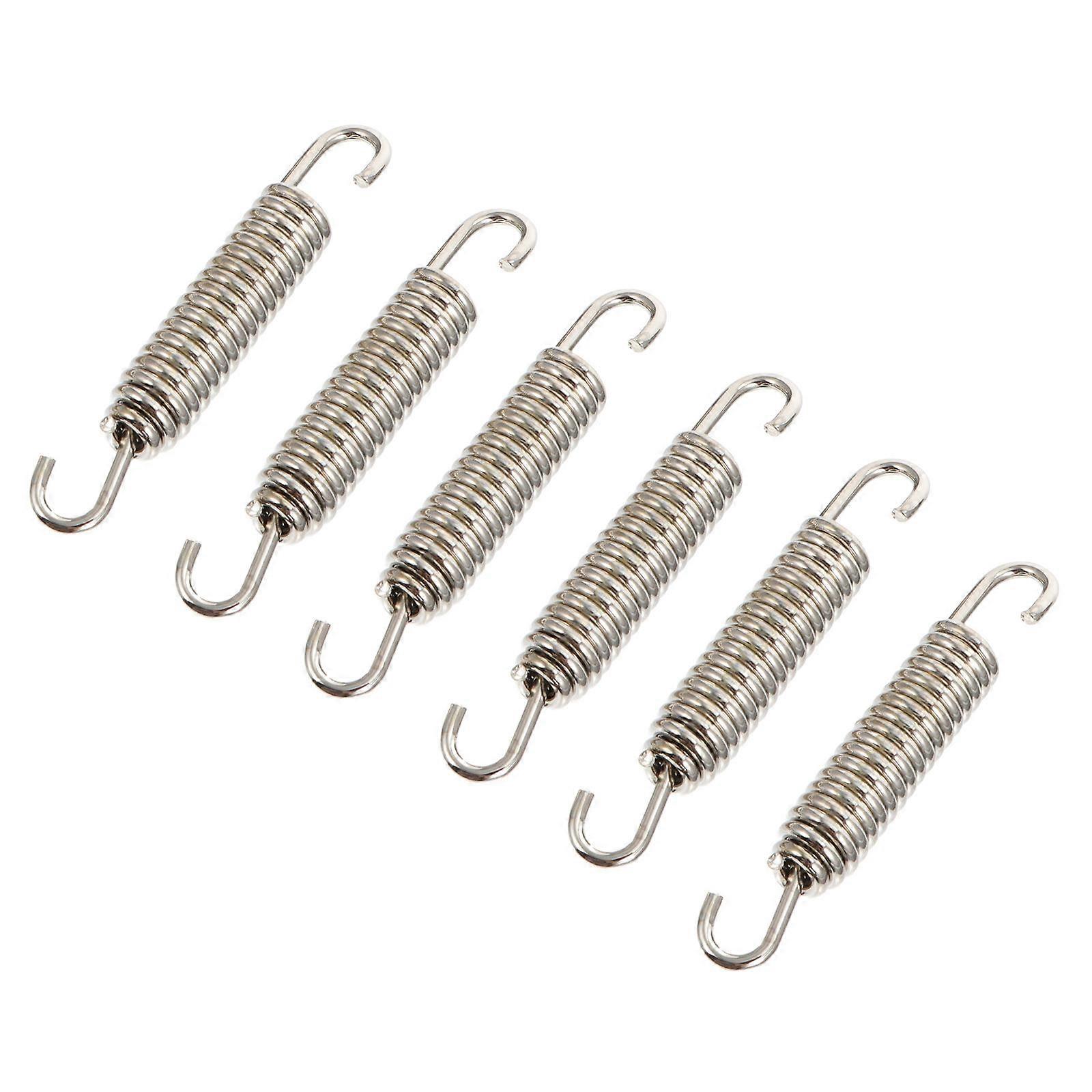 6pcs Durable Motorcycle Swivel Springs for Manifold Link Custom Motorbike Systems