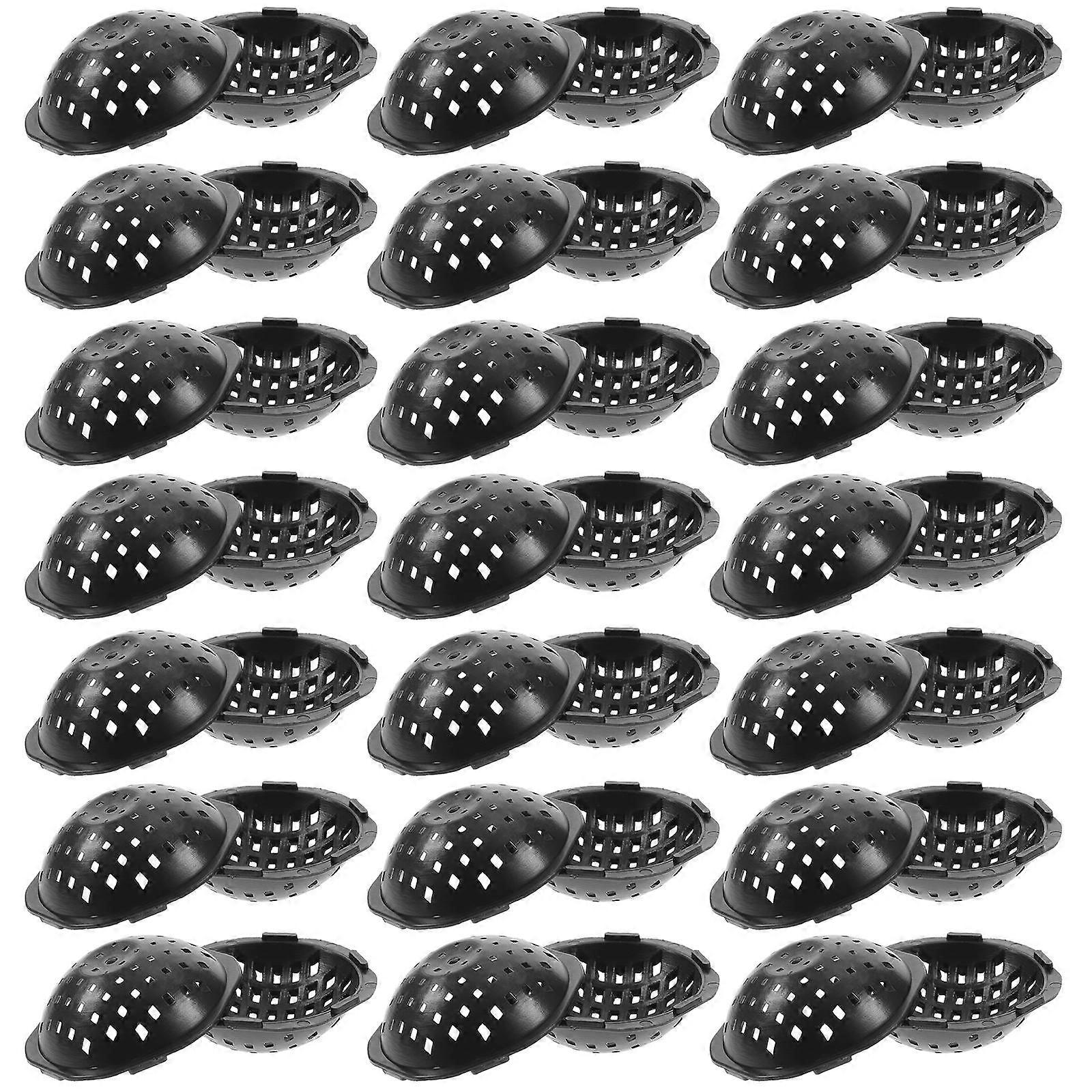 100pcs Flower Pot Drainage Mesh Pads Planter Base Grid Mat Flowerpot Accessory
