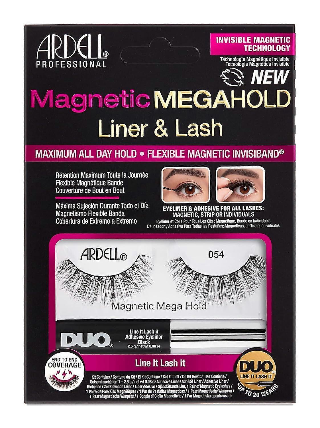 Magnetic MegaHold Liquid Eyeliner and Mascara 054, 1 pair of eyeliner and mascara 054