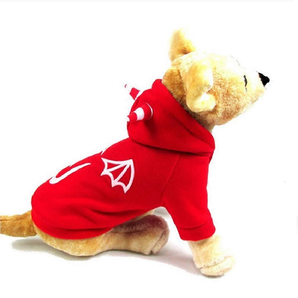 Pet Owners Halloween Themed Dog Coat Costume Watermelon Red Size L 1Set